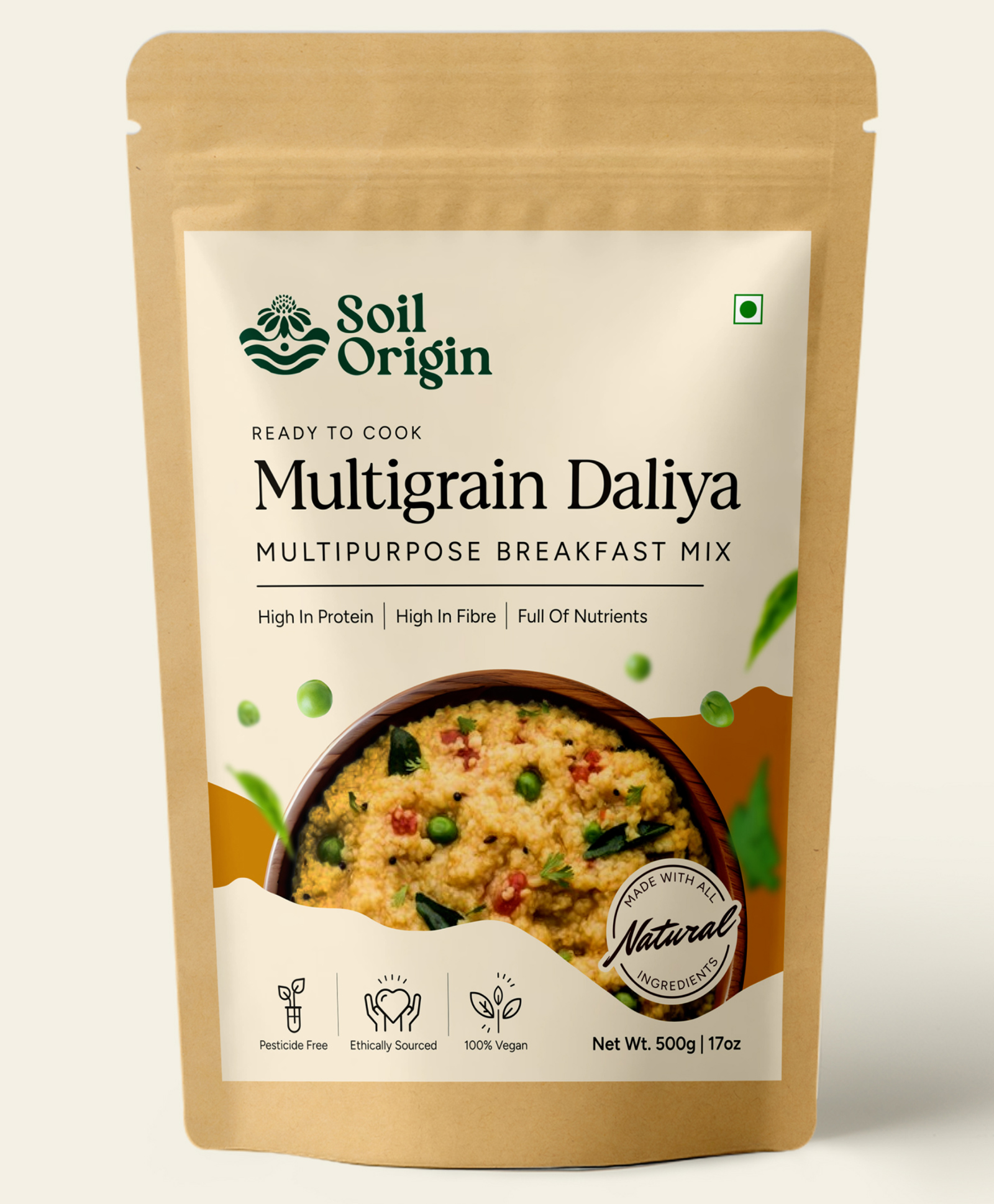 Soil Origin Multigrain Daliya - 500 g-image-27