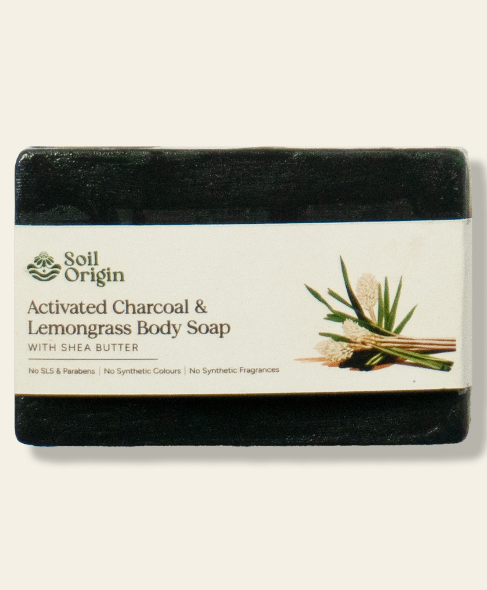Soil Origin Activated Charcoal & Lemongrass Body Soap With Shea Butter - 100 g-picture-16
