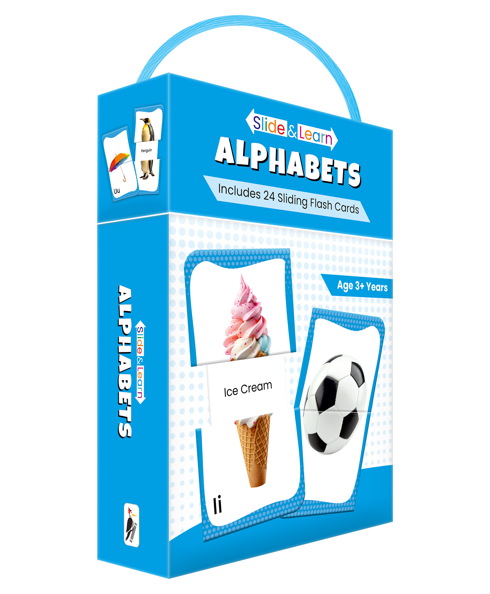 Alphabet Flash Cards for Kids | Slide & Learn ABC Cards Age 2-5 Nursery LKG | Interactive Alphabet Learning for Toddlers | Best Preschool Learning Gift-image-12