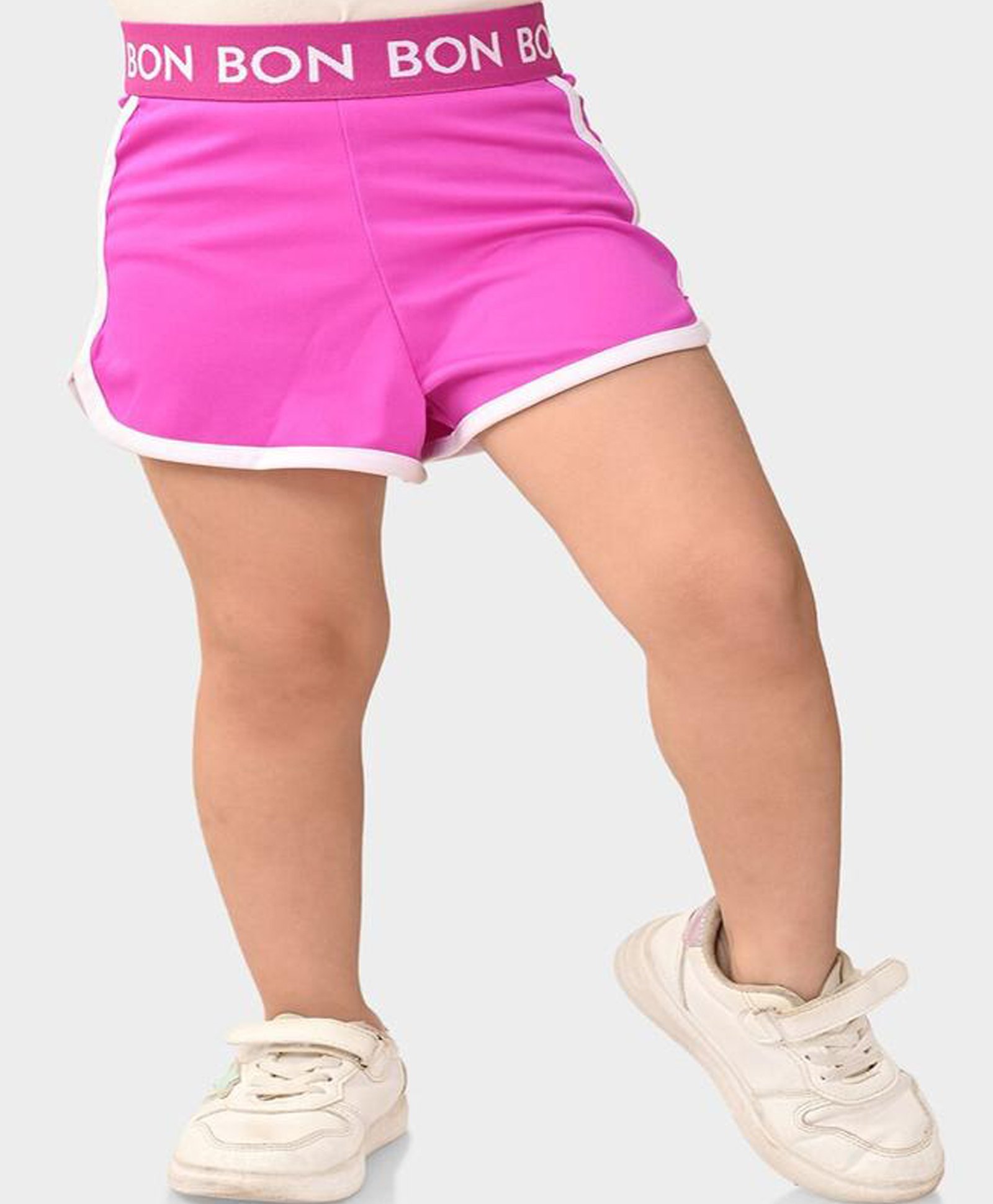 Bonkids Cotton Woven Solid Shorts - Pink-picture-25