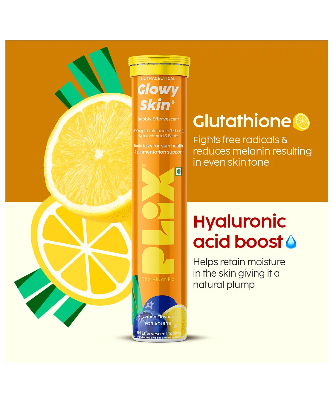 plix glutathione india THE PLANT FIX Tablets With Vitamin C For Clear Skin PLIX - THE PLANT FIX