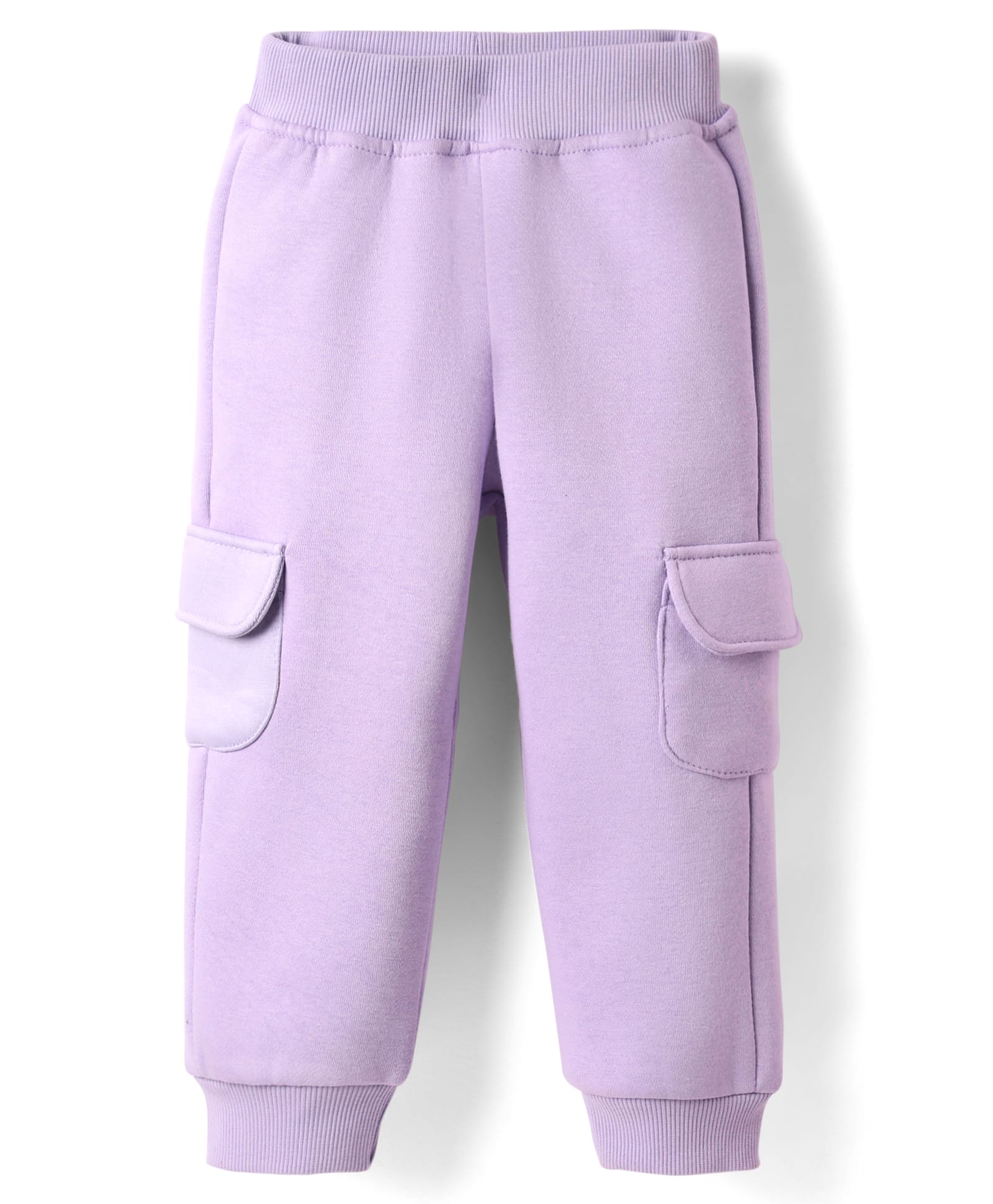 Little Kangaroos Fleece & Wollen Knit Full Length Cut & Sew Solid Coloured Bottom Wear - Mauve-image-34