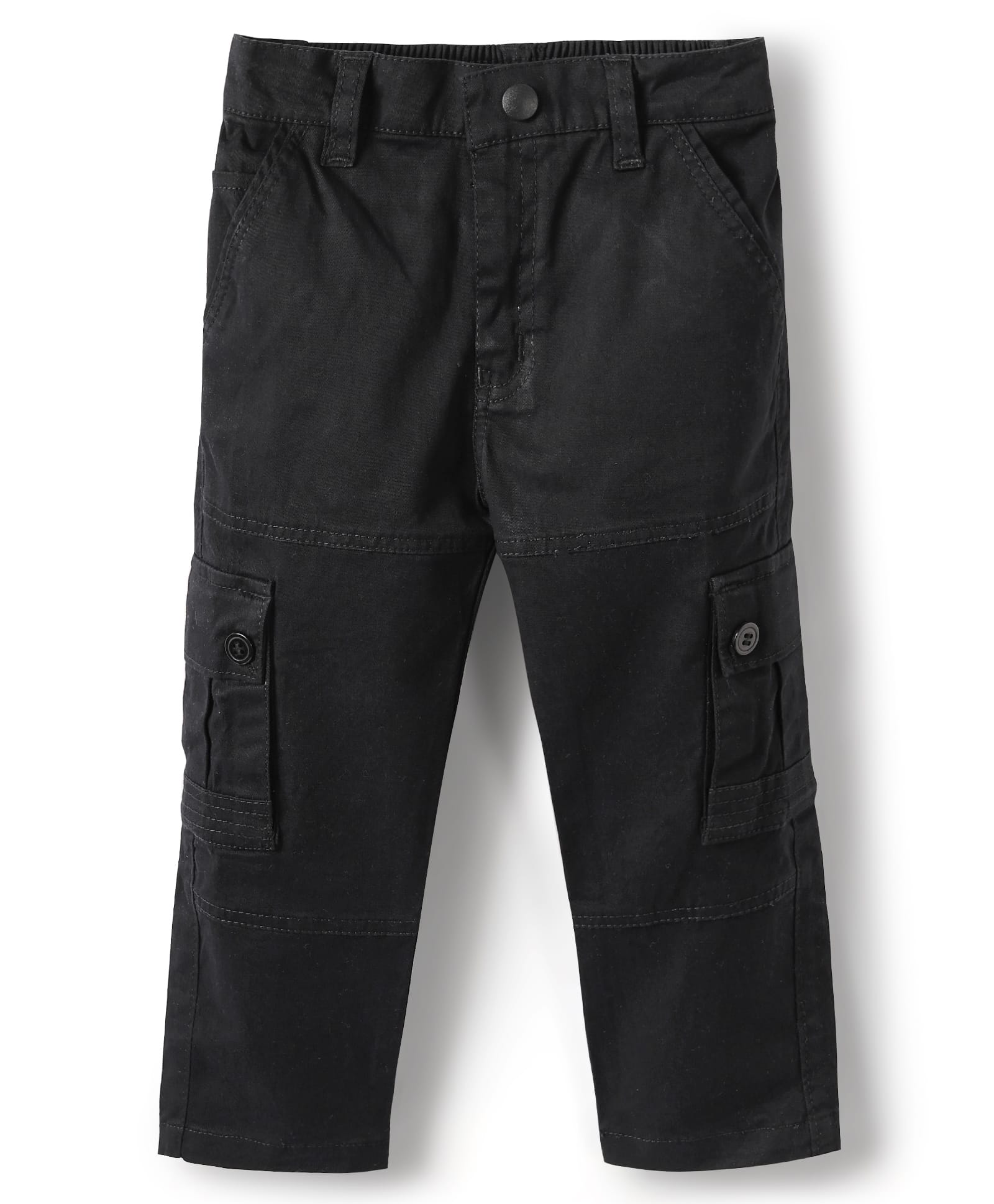 Dapper Dudes Solid Pocket Detailed Jeans - Black-picture-26