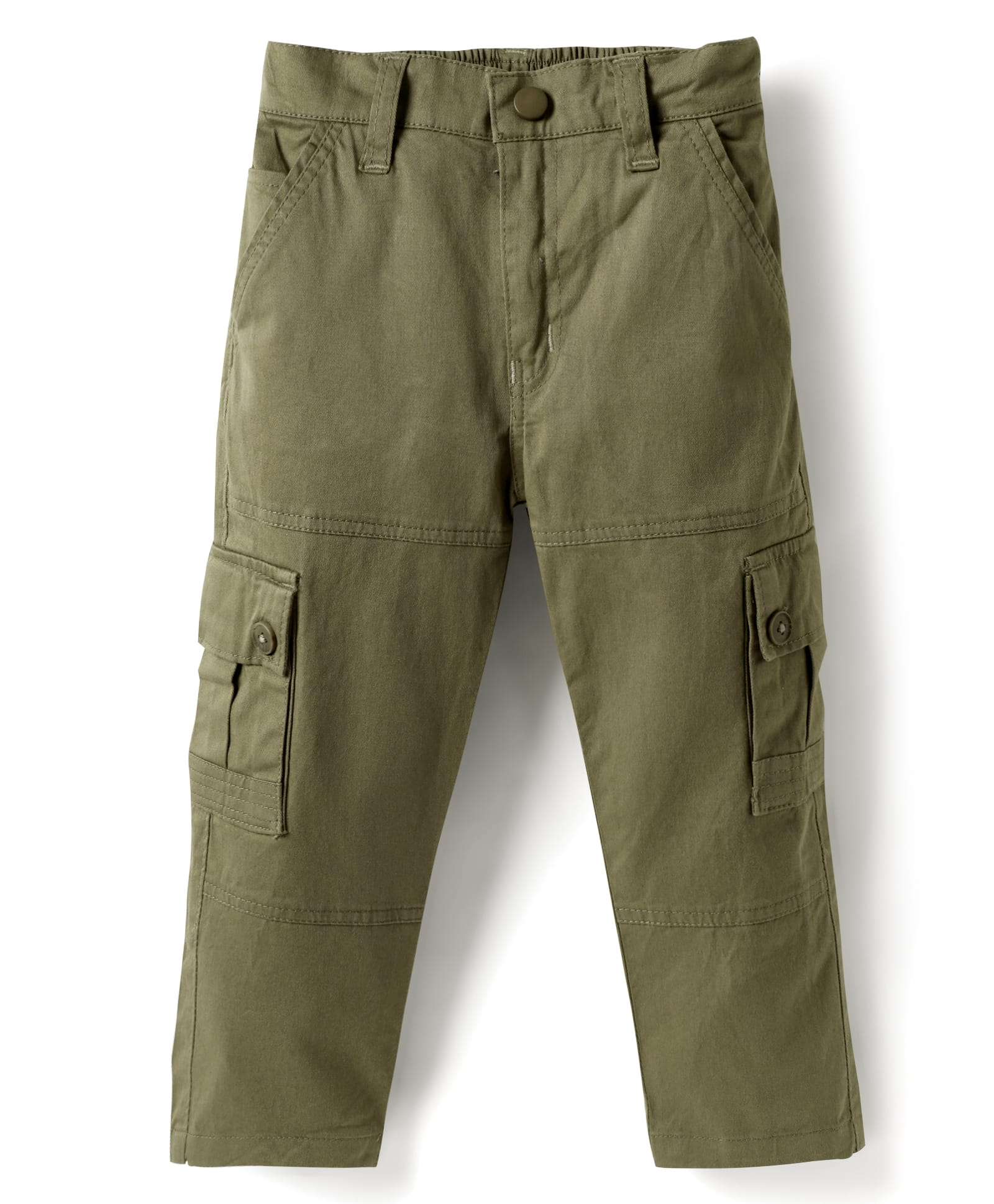 Dapper Dudes Solid Pocket Detailed Jeans - Olive-picture-28
