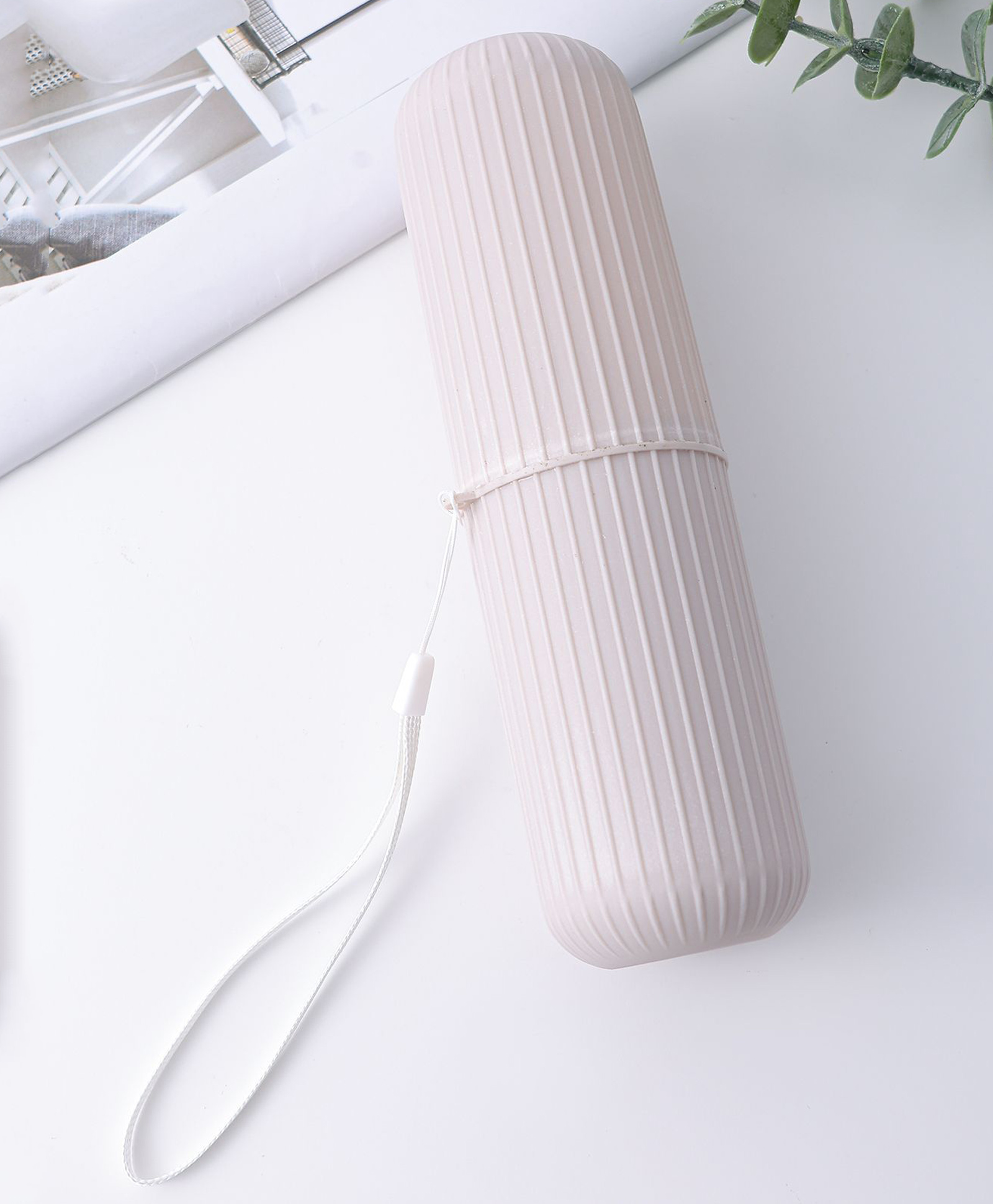 Travel Toothbrush Holder - Grey| Easy Carry Tag| Hygiene Cap - Grey-image-17