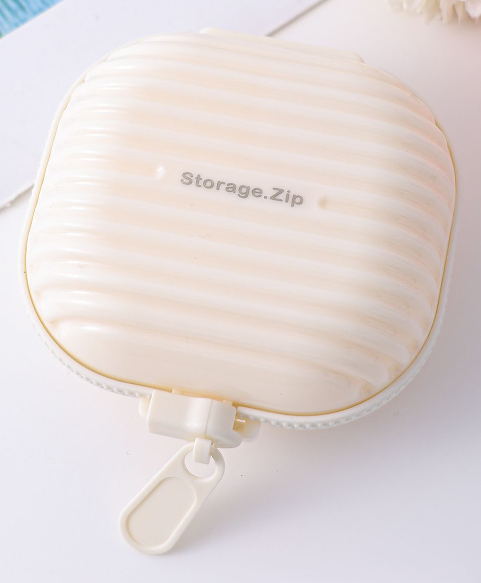 fab n funky Table Top Storage and Organizer| Multipurpose| Medicine Organizer| Jewels and Accessories| Easy to Carry| Durable Plastic Zipper - White-picture-26