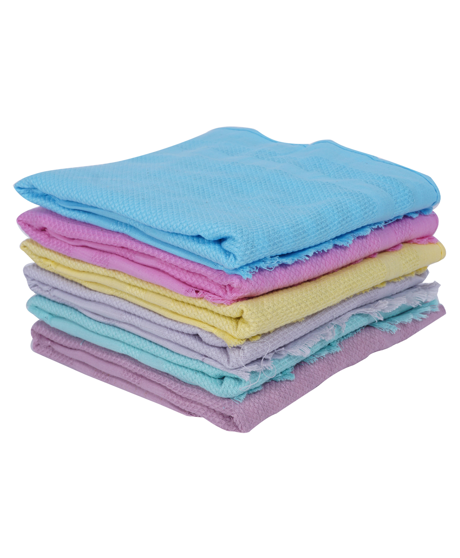 Zahya 6 pcs Cotton Napkin for Face, Dining - Feather-Light - Colour Plain-image-43