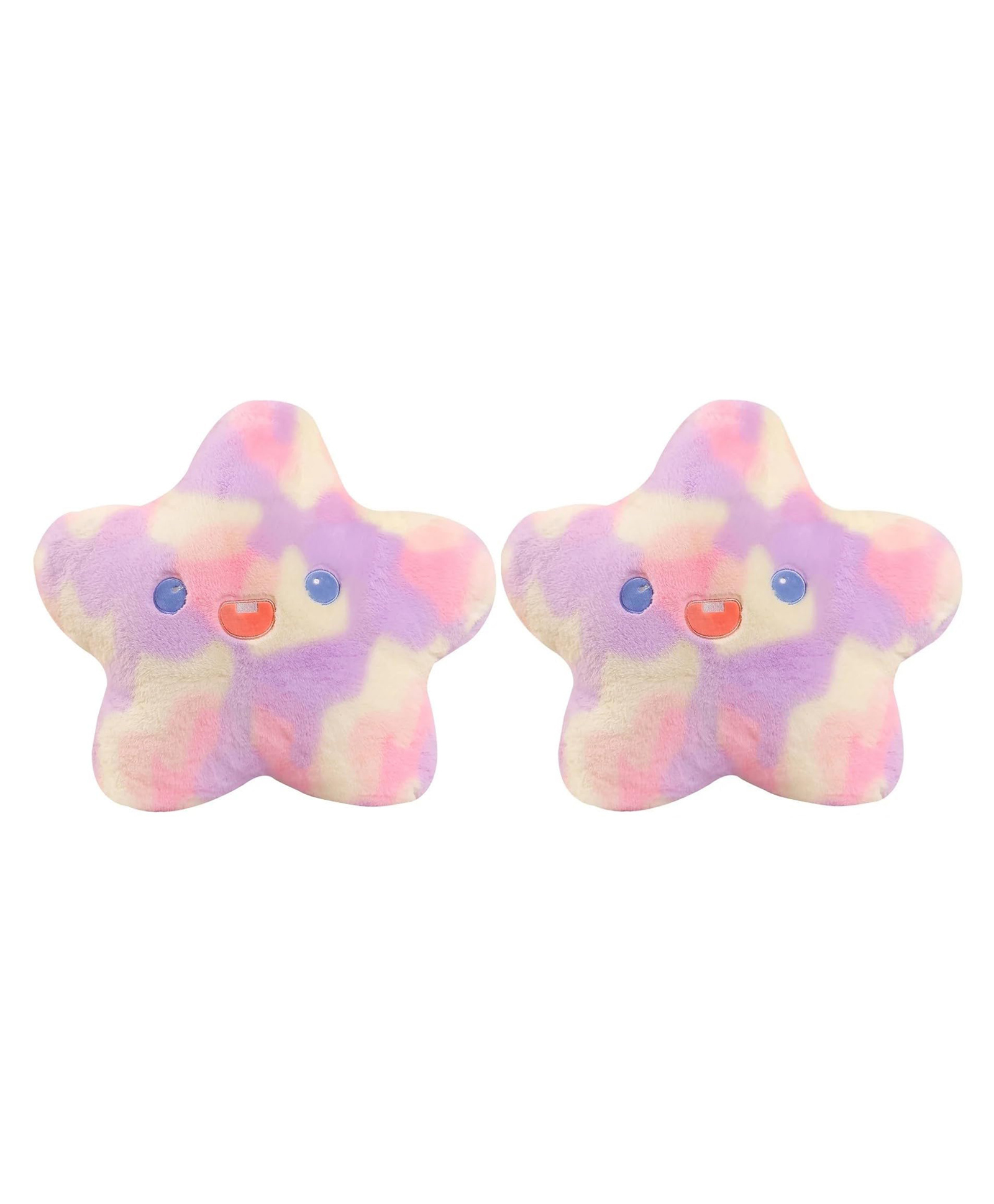 Tickles Rainbow Star Shape Soft Plush Toy for Kids Boys & Girls Home & Car Decoration, Set of 2 (Color: Multicolor Size: 20 cm)-image-20