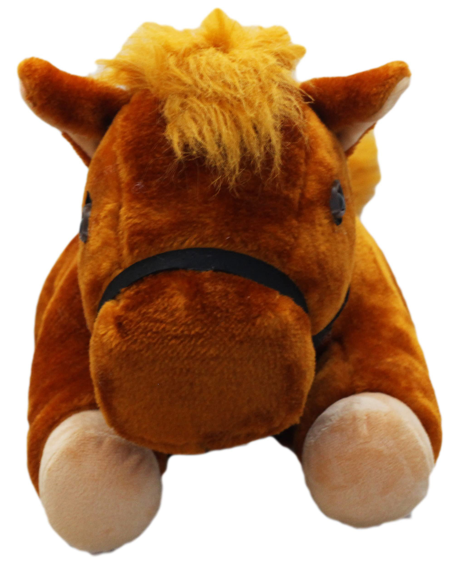 Tickles Horse Soft Stuffed Plush Animal Toy for Kids Boys & Girls Birthday Gift (Color: Brown Size: Length 60 cm)-image-38
