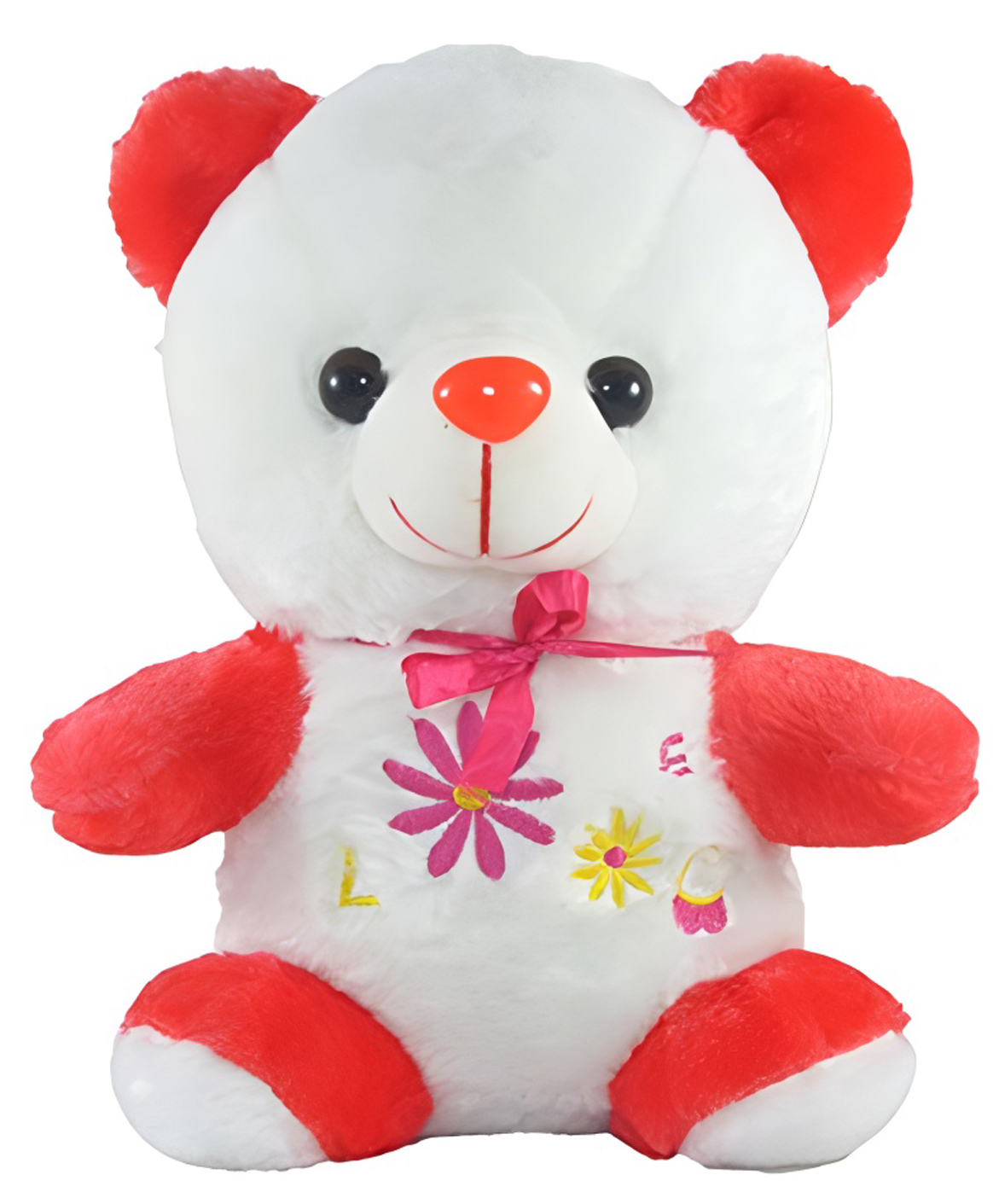 Tickles Charming Sitting Teddy Soft Stuffed Plush Toy for Kids Boys & Girls Birthday Gift (Size: Length 25 cm Color: Red)-picture-12