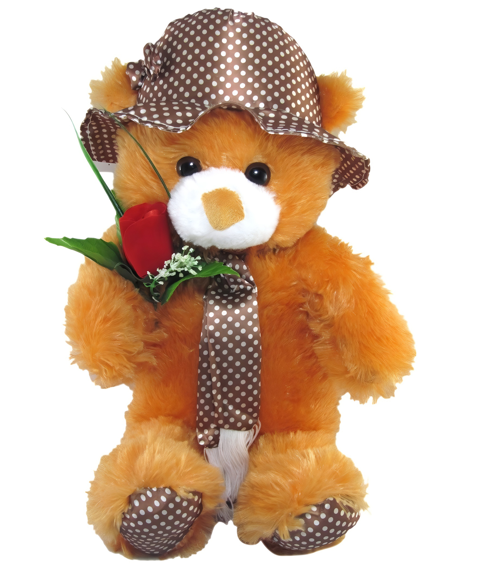 Tickles Flower Teddy Cap Soft Stuffed Plush Toy for Kids Boys & Girls Birthday Gift (Size: 60 cm Color: Brown)-image-23