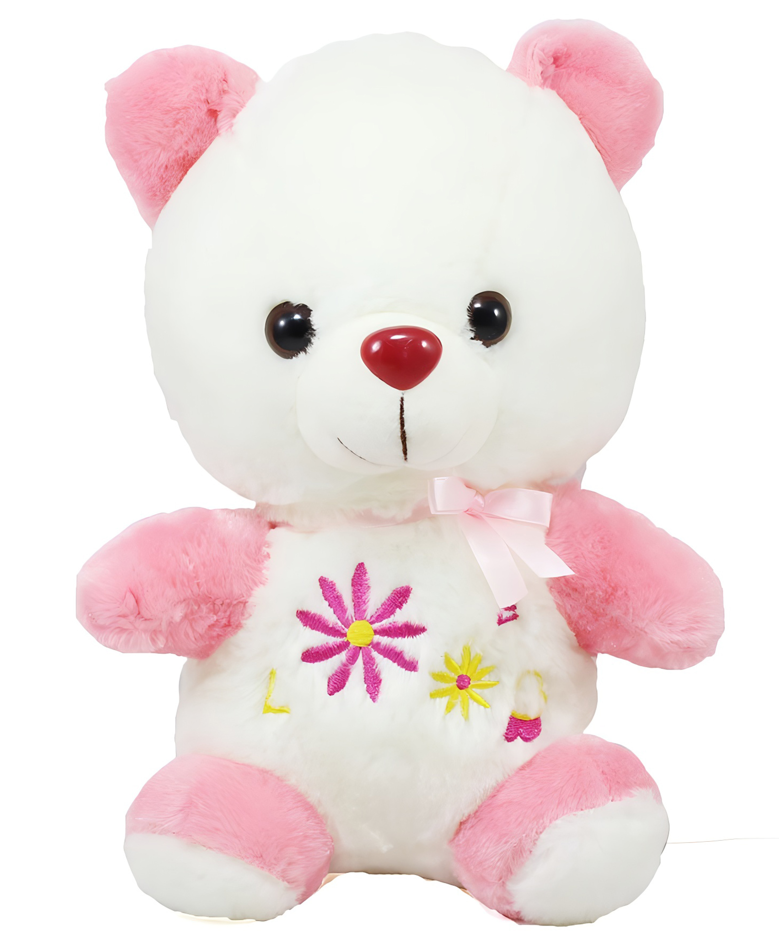 Tickles Smart Sitting Teddy Soft Stuffed Plush Toy for Kids Boys & Girls Birthday Gift (Size: 25 cm Color: Pink)-picture-14