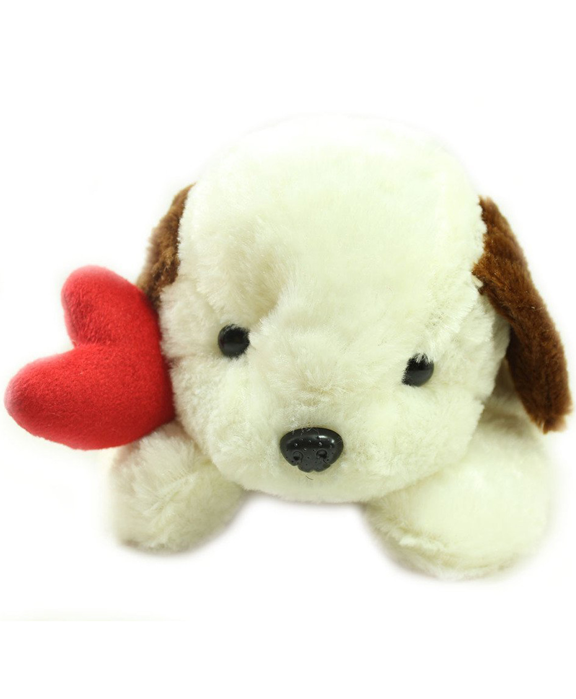Tickles Cute Little Dog with Heart Stuffed Soft Plush Animal Toy for Kids Boys & Girls Birthday Gift (Size: 19 cm Color: White)-image-27