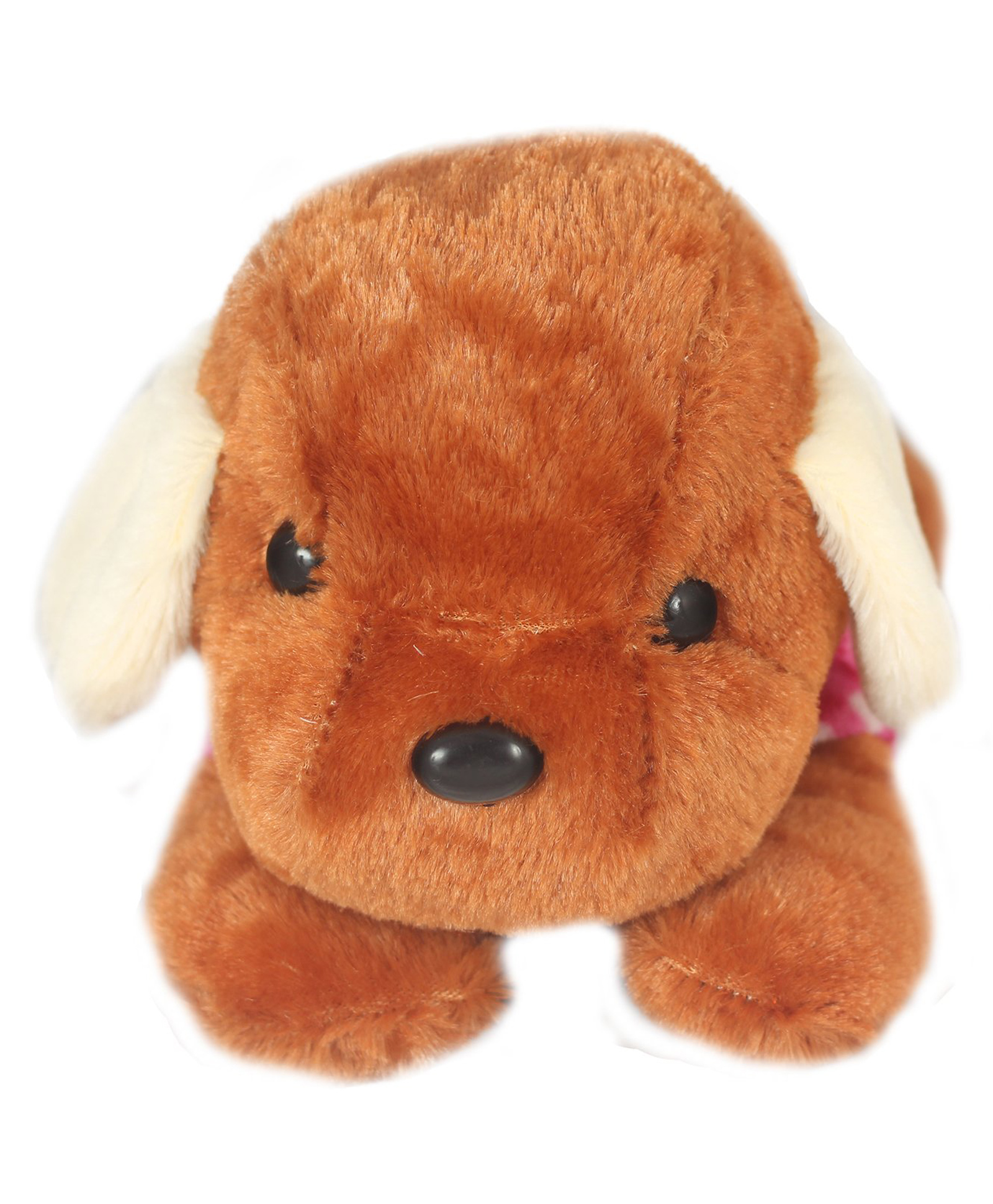 Tickles Cute Lying Puppy Stuffed Soft Plush Animal Toy for Kids (Size: Length 20 cm Color: Brown)-image-29