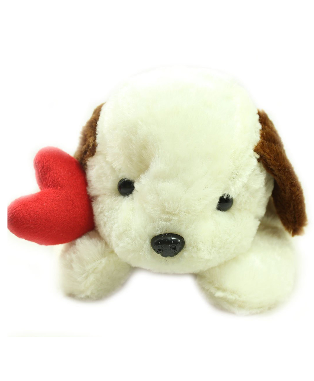 Tickles Loving Dog with Heart Soft Stuffed Plush Animal Toy for Kids Boys & Girls Birthday Gift (Color: White Size: Length 40 cm)-image-39