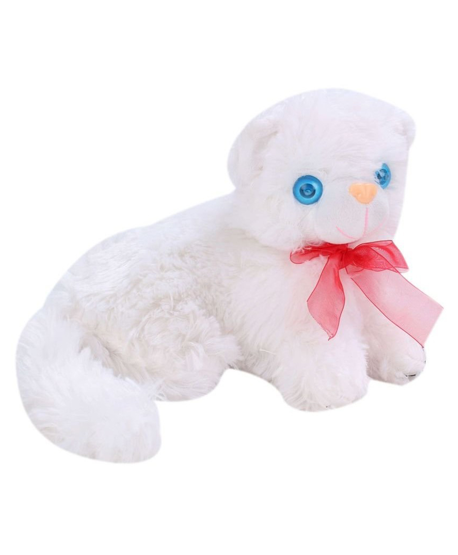 Tickles Cat Love Soft Stuffed Plush Animal Toy for Kids Boys & Girls Birthday Gifts (Size: Length 25 cm Color: White)-image-49