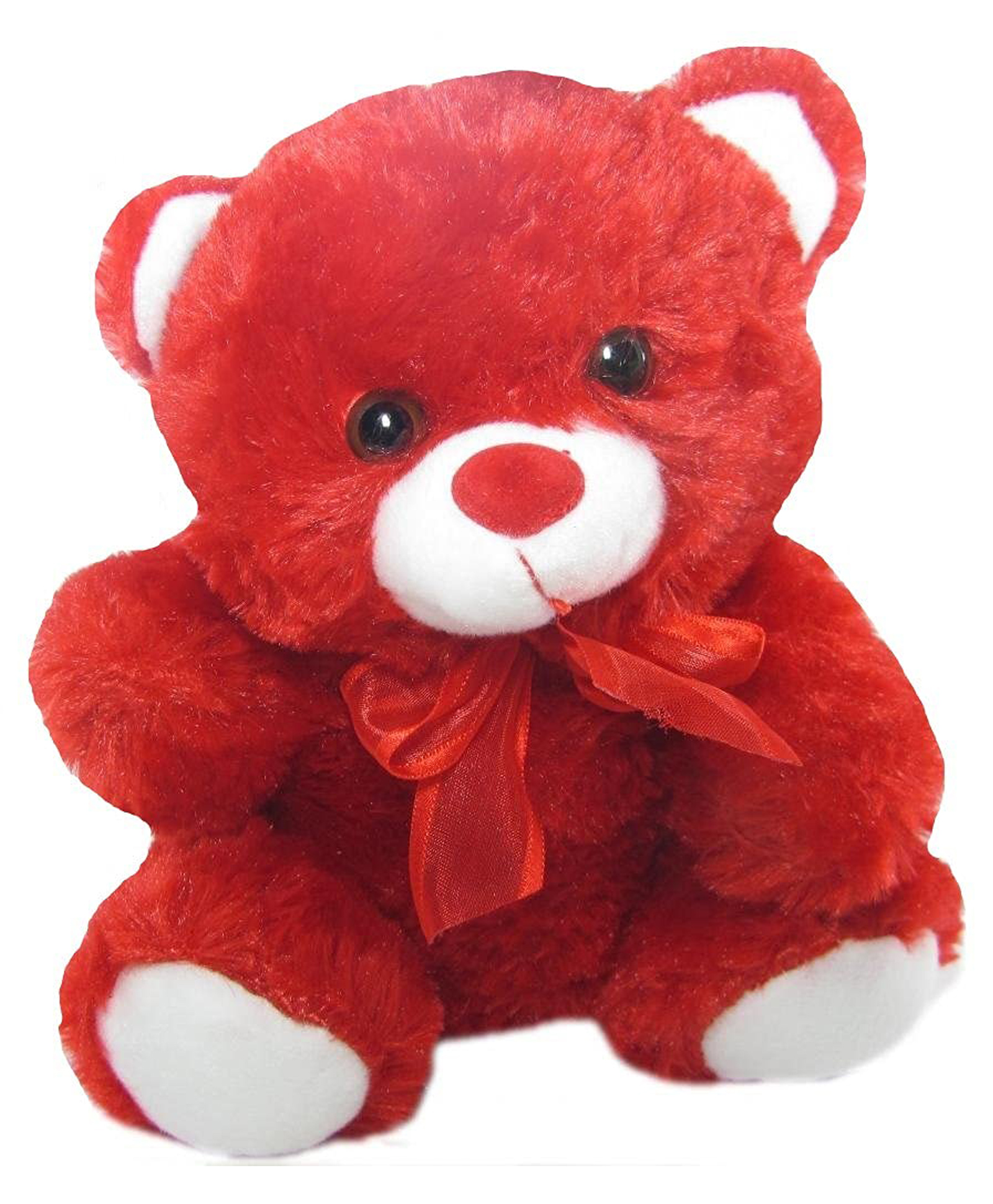 Tickles Cute Teddy Soft Stuffed Plush Toy For Kids Boys Girls Birthday Gifts (Color: Red Size: Length 20 cm)-image-17