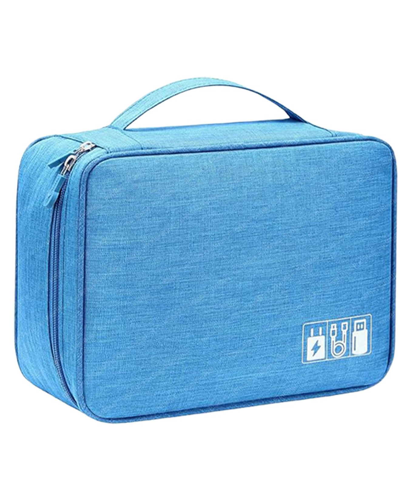 FunBlast Multipurpose Travel Organizer Bag for Electronic Accessories Blue-image-31