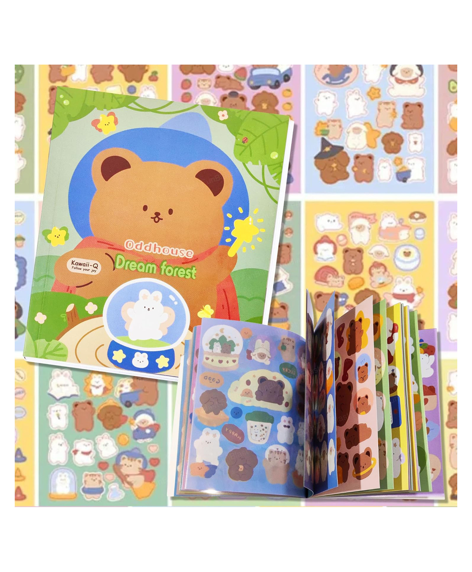 Aesthetic Dream Forest Japanese Style Stickers - 540+ Stickers Multicolor-image-23