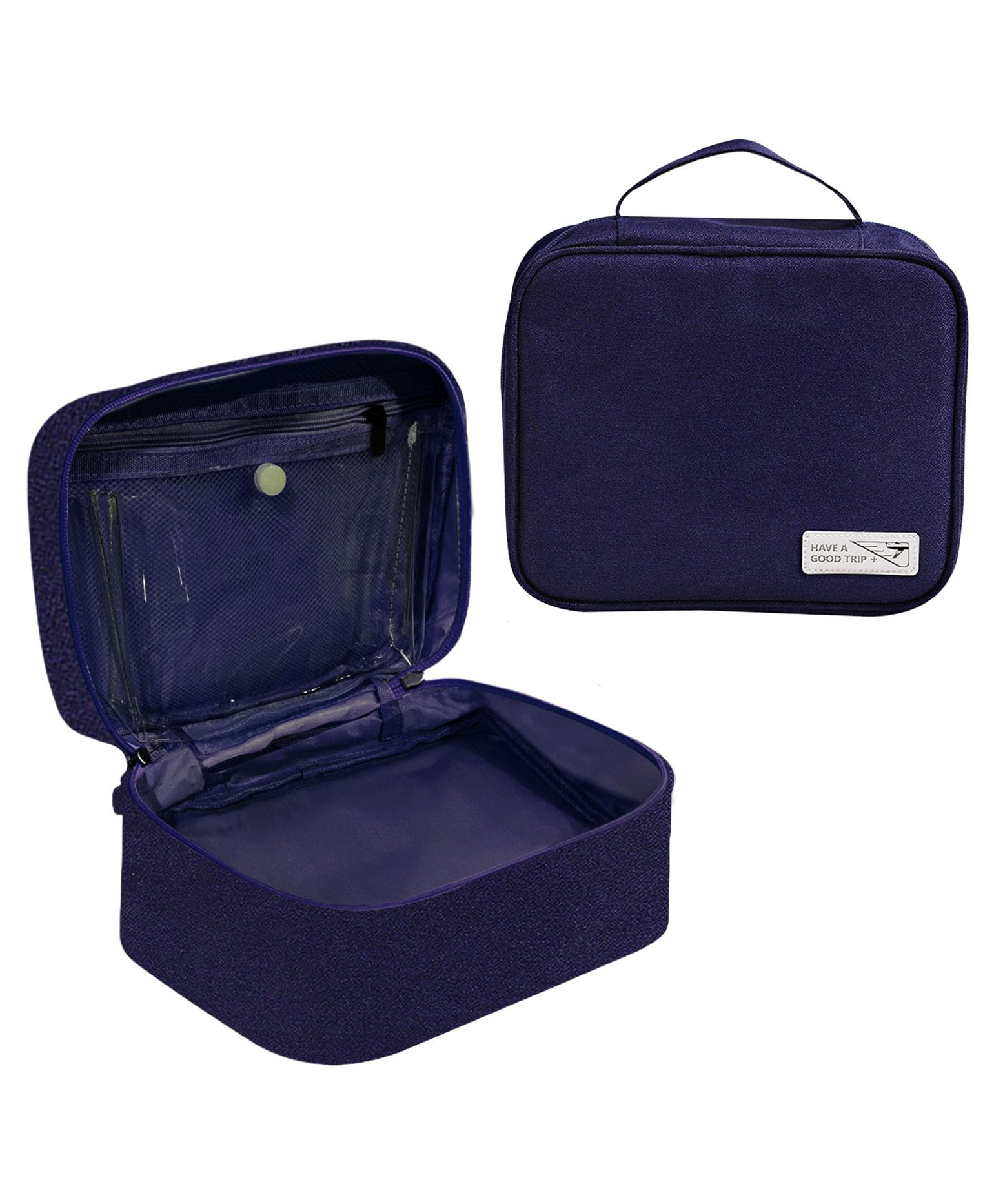 FunBlast Multipurpose Travel Bag with Mesh Pockets Pack of 1 Blue-image-1