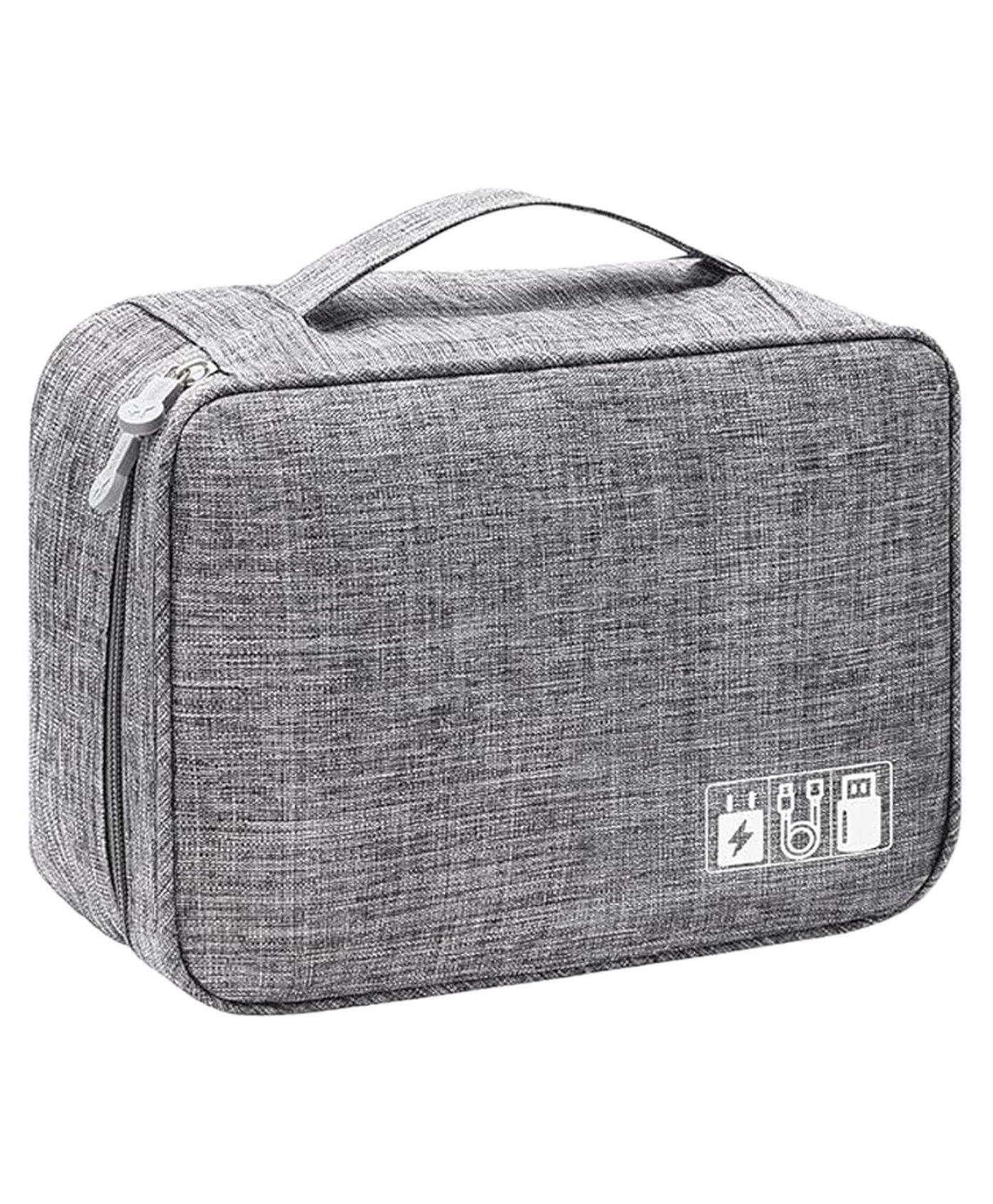 FunBlast Multipurpose Travel Organizer Bag for Electronic Accessories Grey-image-10
