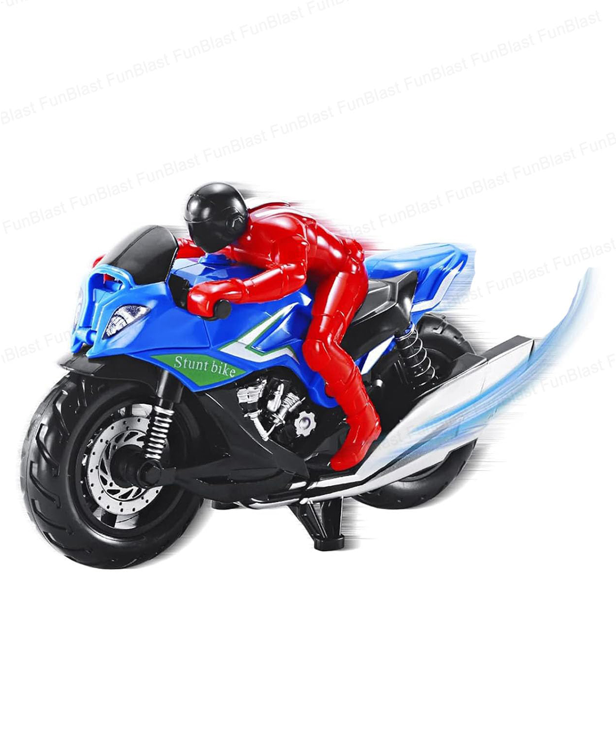 FunBlast Friction Powered Bike Toy with Sitting Man Pack of 1 Random Color-image-30