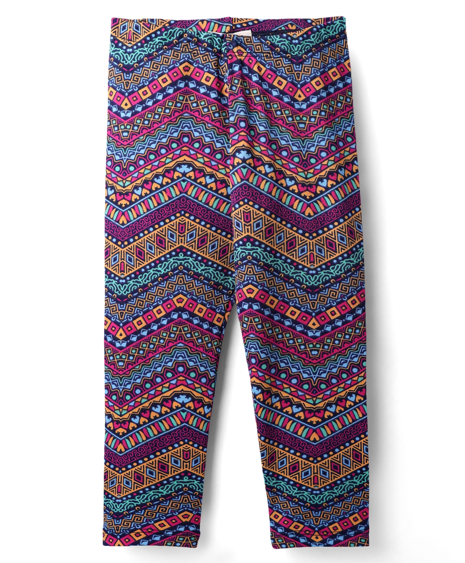 CrayonFlakes Knit Abstract Printed Leggings - Purple-picture-29