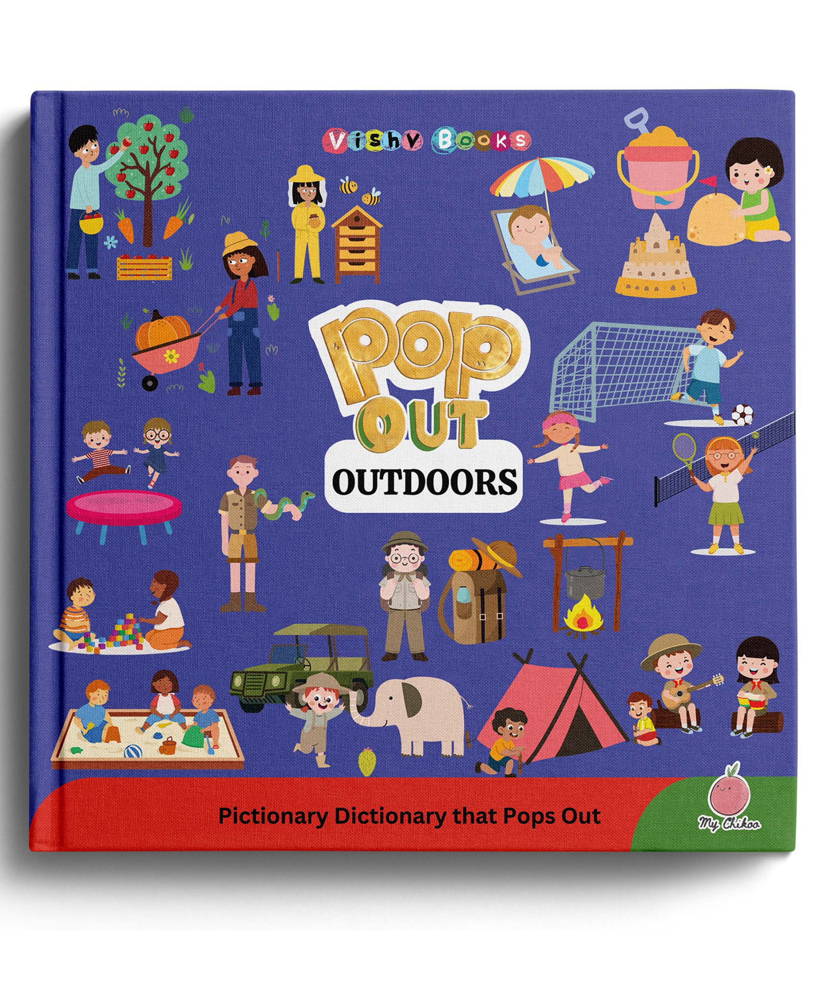 vishv books Pop-out Outdoors Activity Book - English-picture-15
