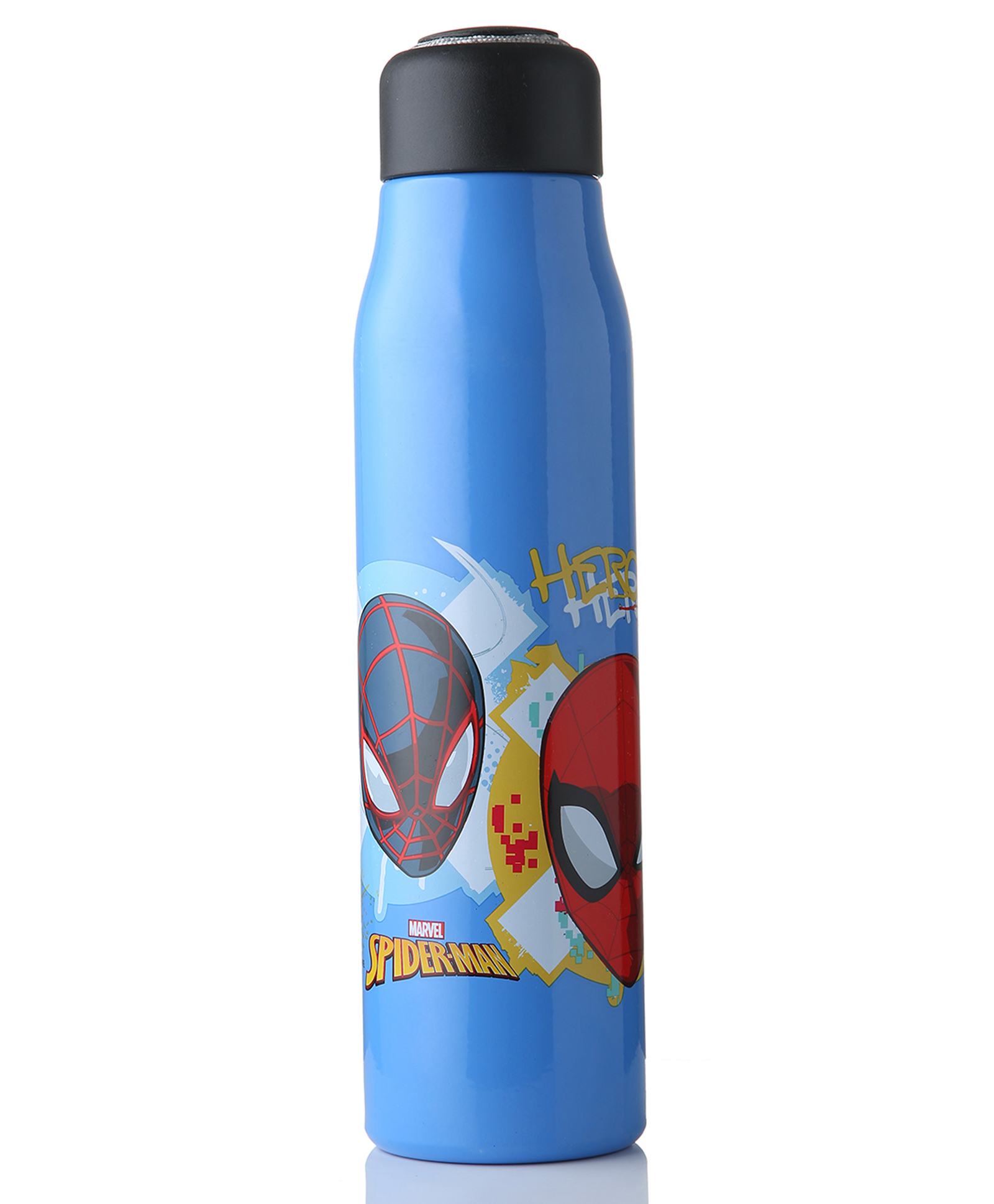 Gluman Stainless Steel Bottle With Spiderman Print Blue - 1000 ml-picture-25