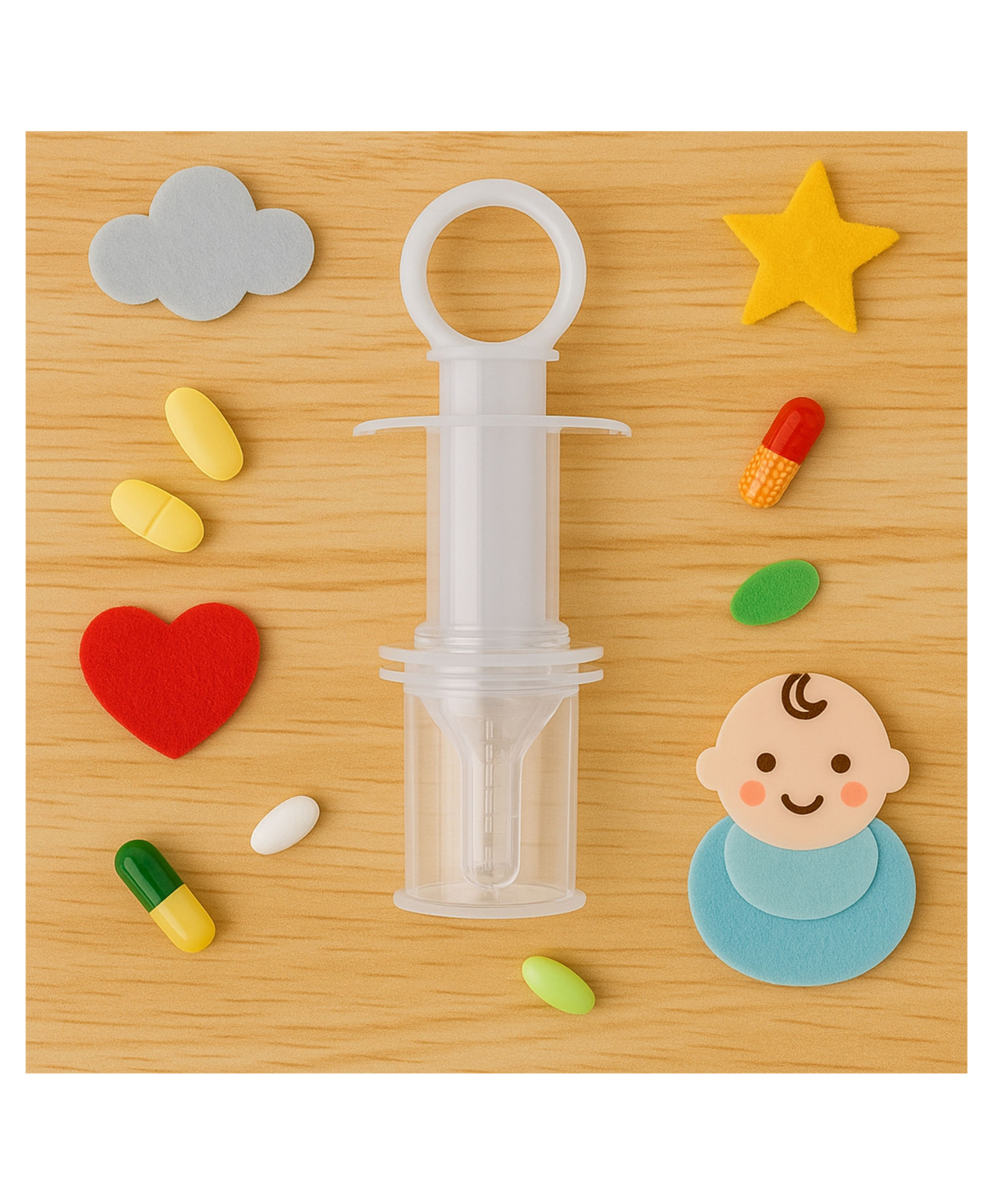 AEREX Baby Dispenser Needle Feeder Medicine Dropper | Dropper for Baby Feeding | Baby Sterilizing Medicine Feeder | Multi-Functional Squeeze Medicine Dropper (White)-picture-22