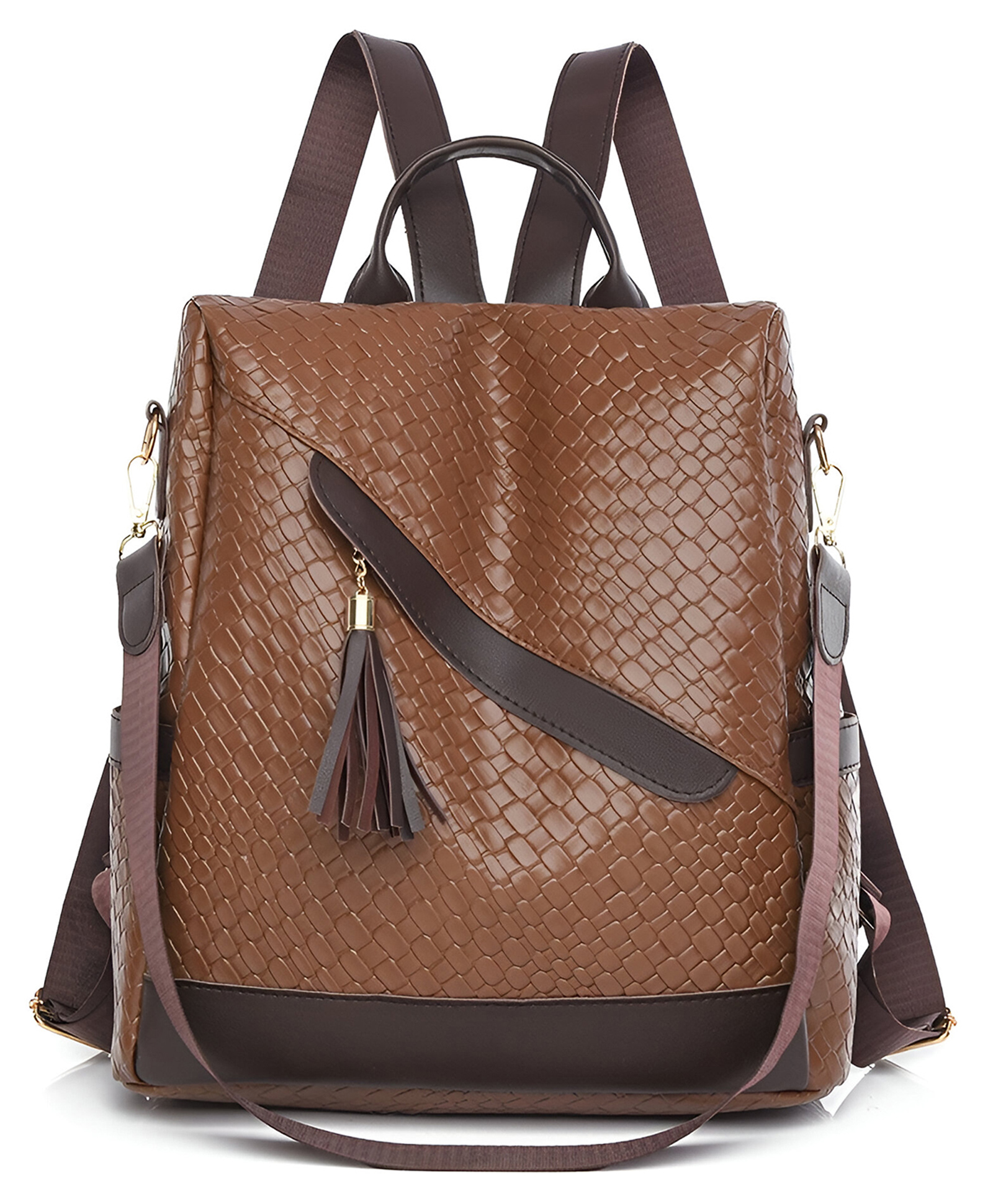 SYGA Women's Casual Small Backpack, Cross Border Style (Browne)-image-3