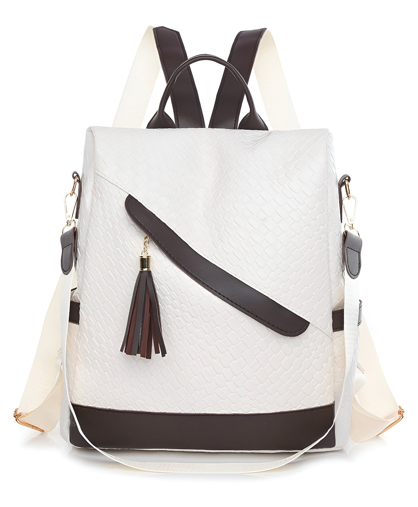 SYGA Women's Casual Small Backpack, Cross Border Style (White)-picture-20