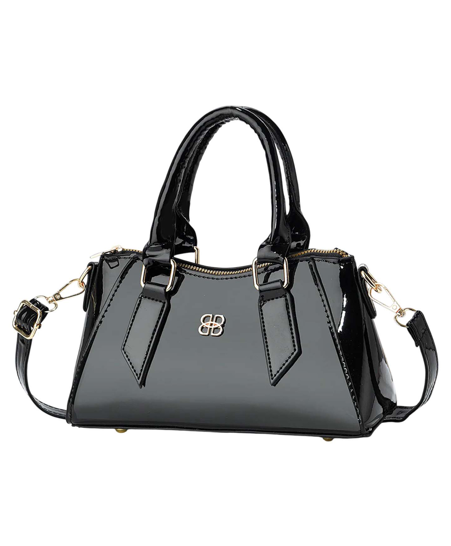 SYGA Women's Handbag,Pillow Design, Shoulder Messenger Bag with Gold Hardware(Black)-picture-35