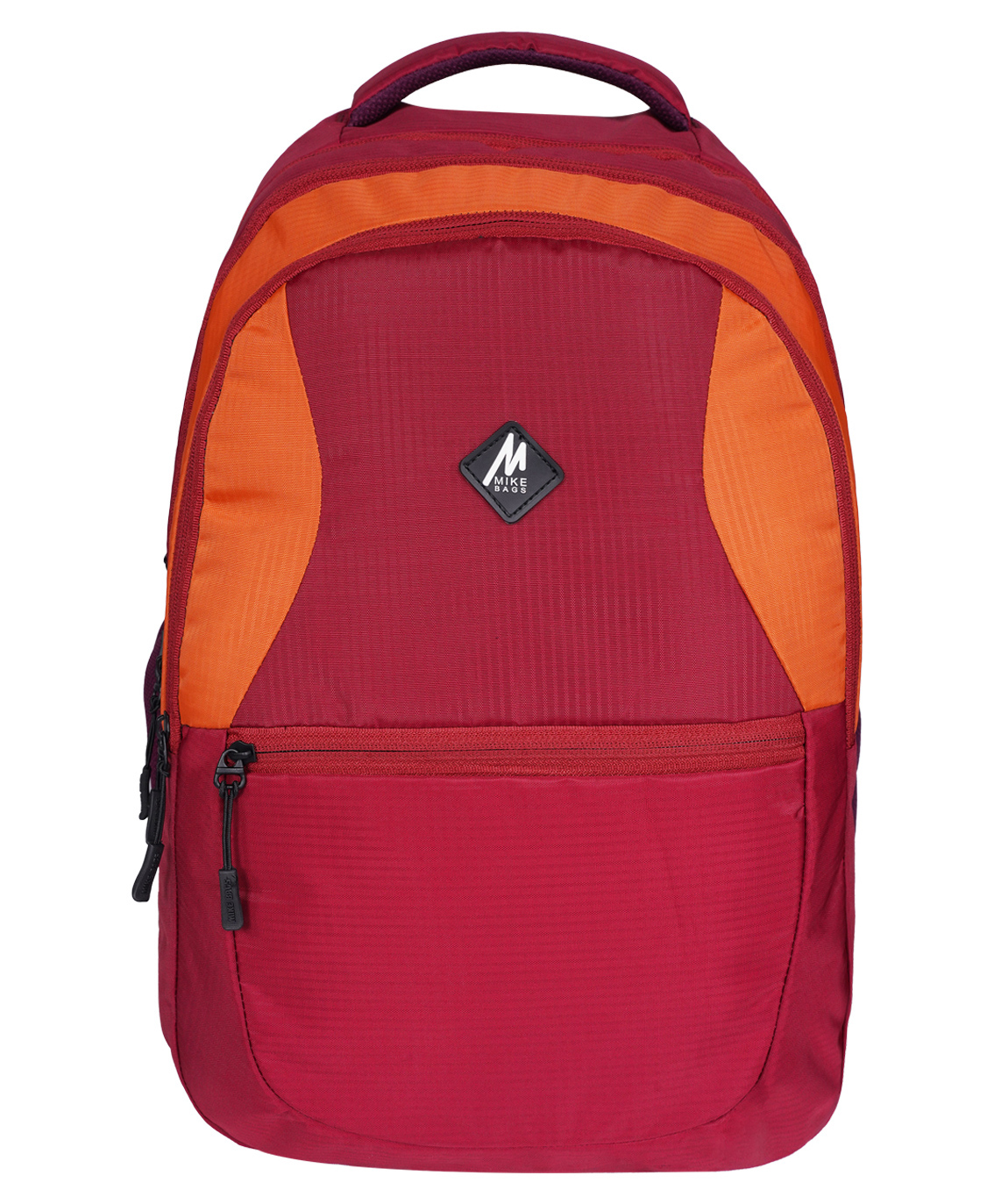 Mike Crayon Plus Laptop Backpack Maroon & Orange - Capacity 34L Height 18 Inches-image-2