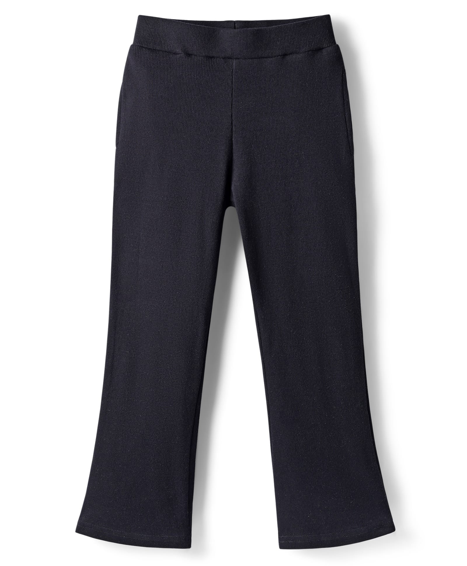 Honeyhap Premium Cotton Elastane Ribbed Waist Solid Color Leggings with Bio Finish - Black Beauty-picture-14