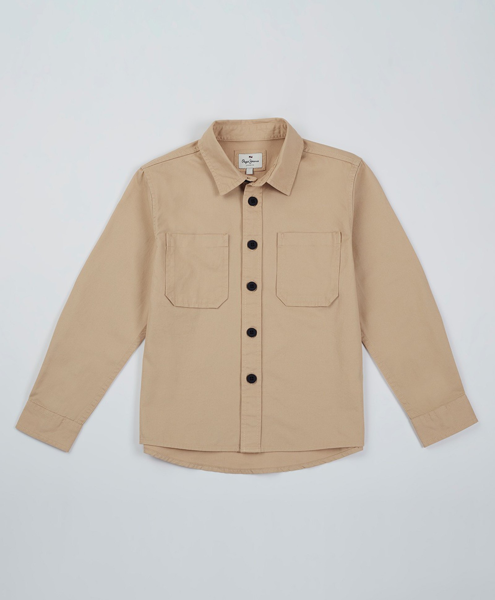 Pepe Jeans Cotton Woven Full Sleeves Solid Colour Shirt - Khaki-image-31