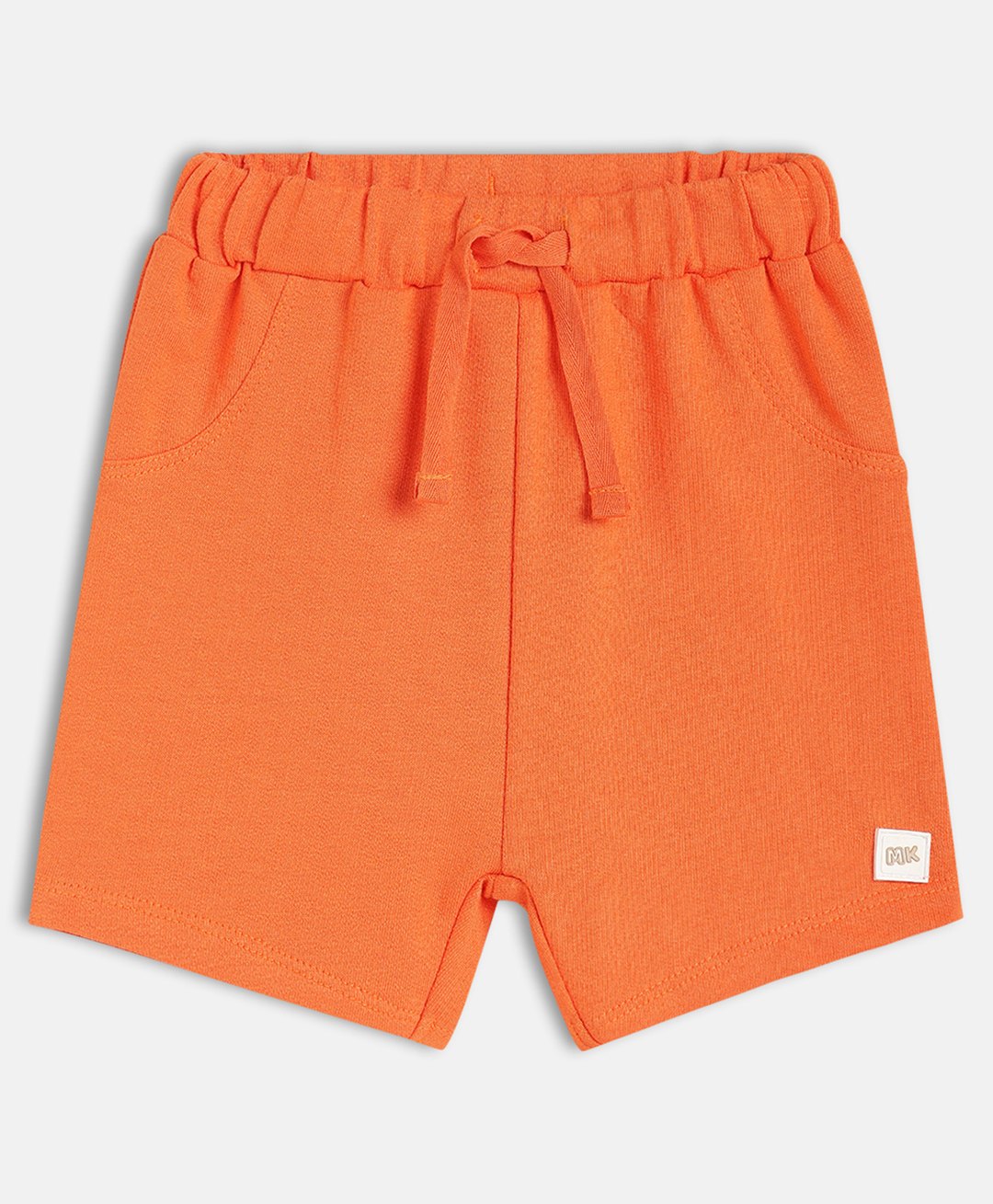 MINI KLUB Cotton Knit Solid Shorts - Orange-picture-37