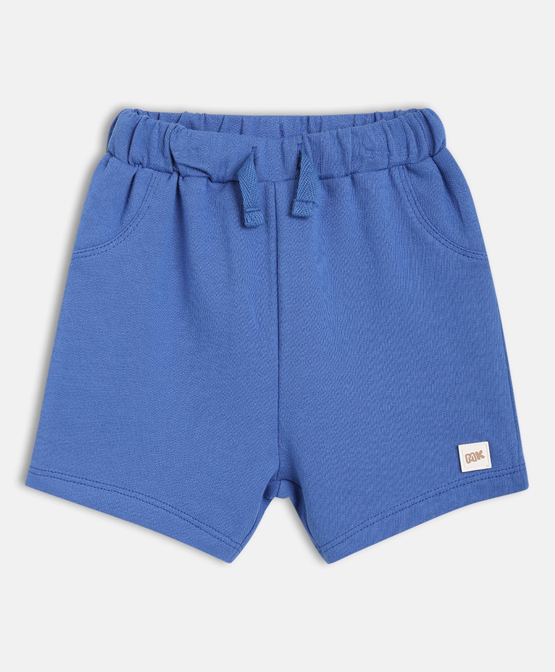 MINI KLUB Cotton Knit Solid Shorts - Blue-image-42