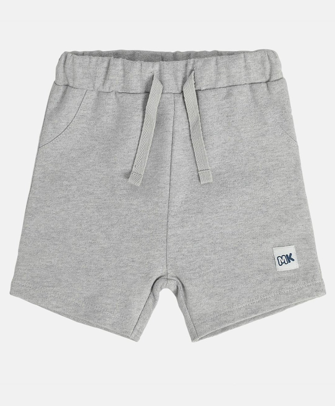 MINI KLUB Cotton Knit Solid Shorts - Grey-picture-19