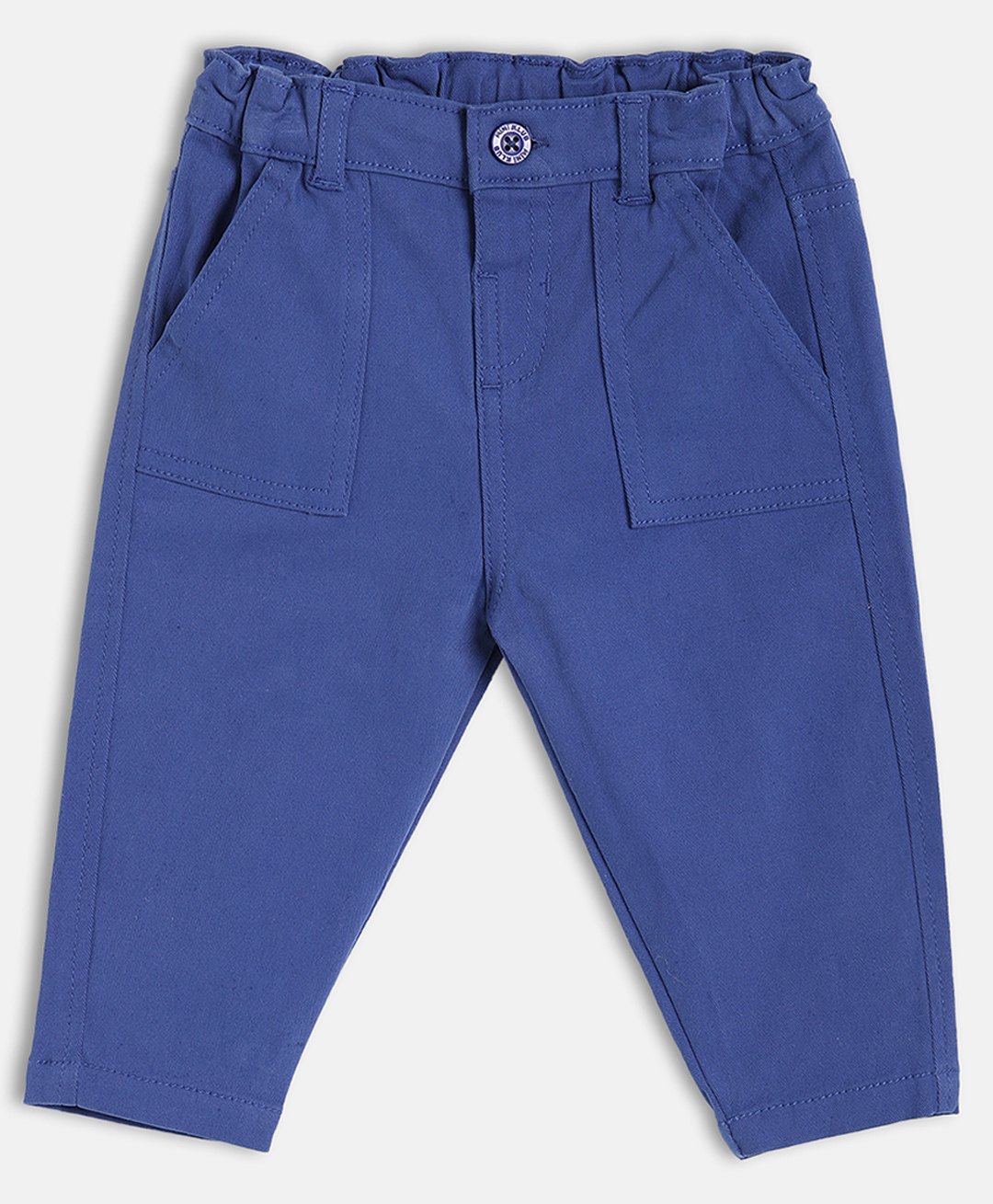 MINI KLUB Cotton Woven Solid Pant - Blue-picture-21