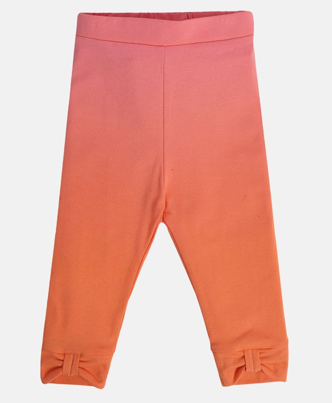 MINI KLUB Cotton Knit Ombre Leggings - Pink & Orange-image-48