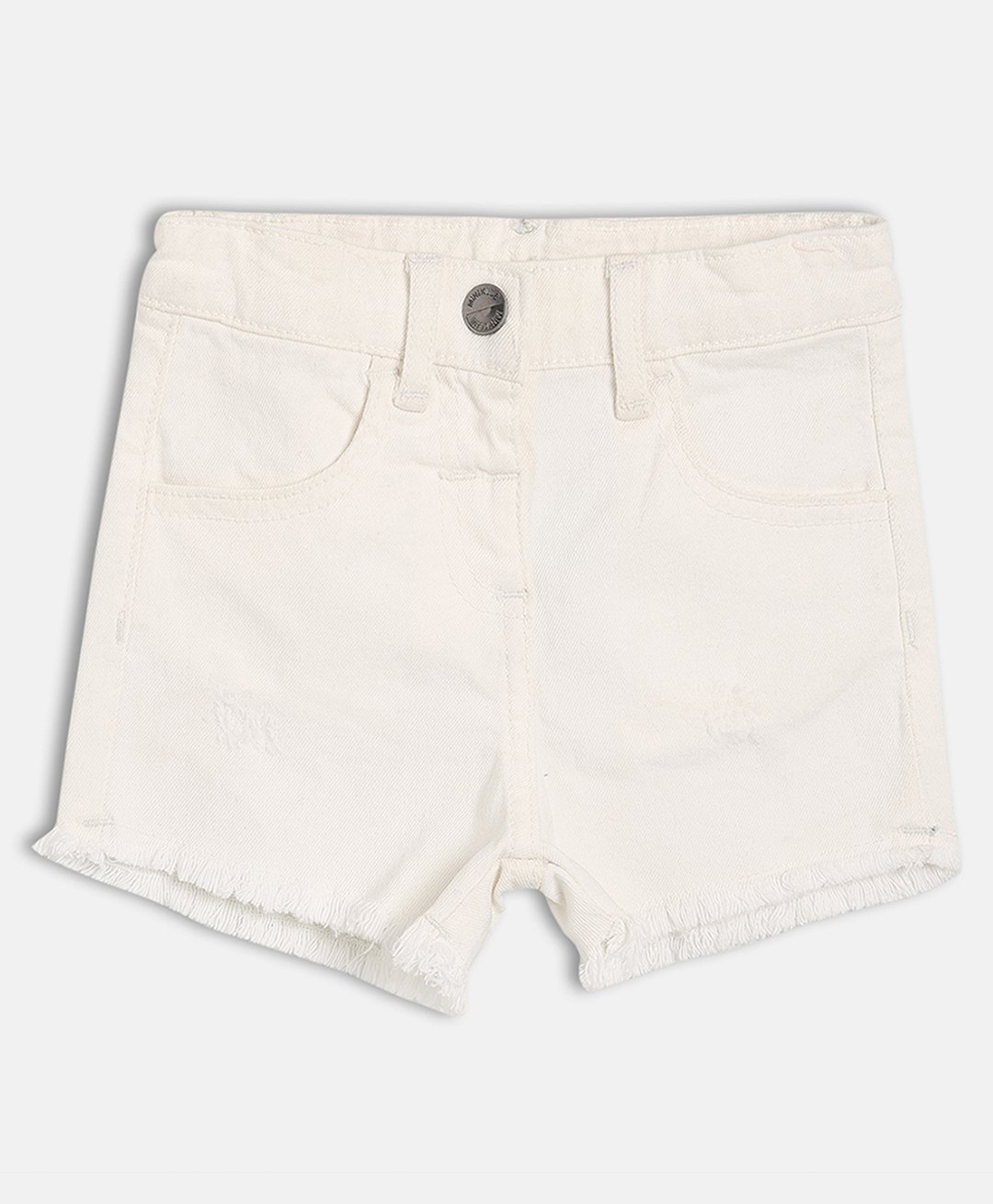 MINI KLUB Cotton Woven Solid Frayed Shorts - Lavender-picture-20