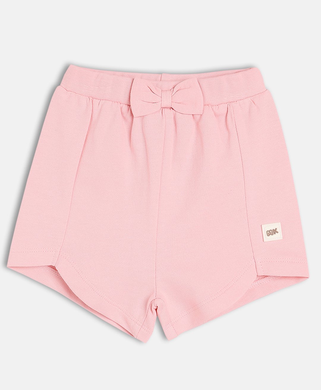MINI KLUB Cotton Knit Bow Applique Detailed Shorts - Pink-picture-18