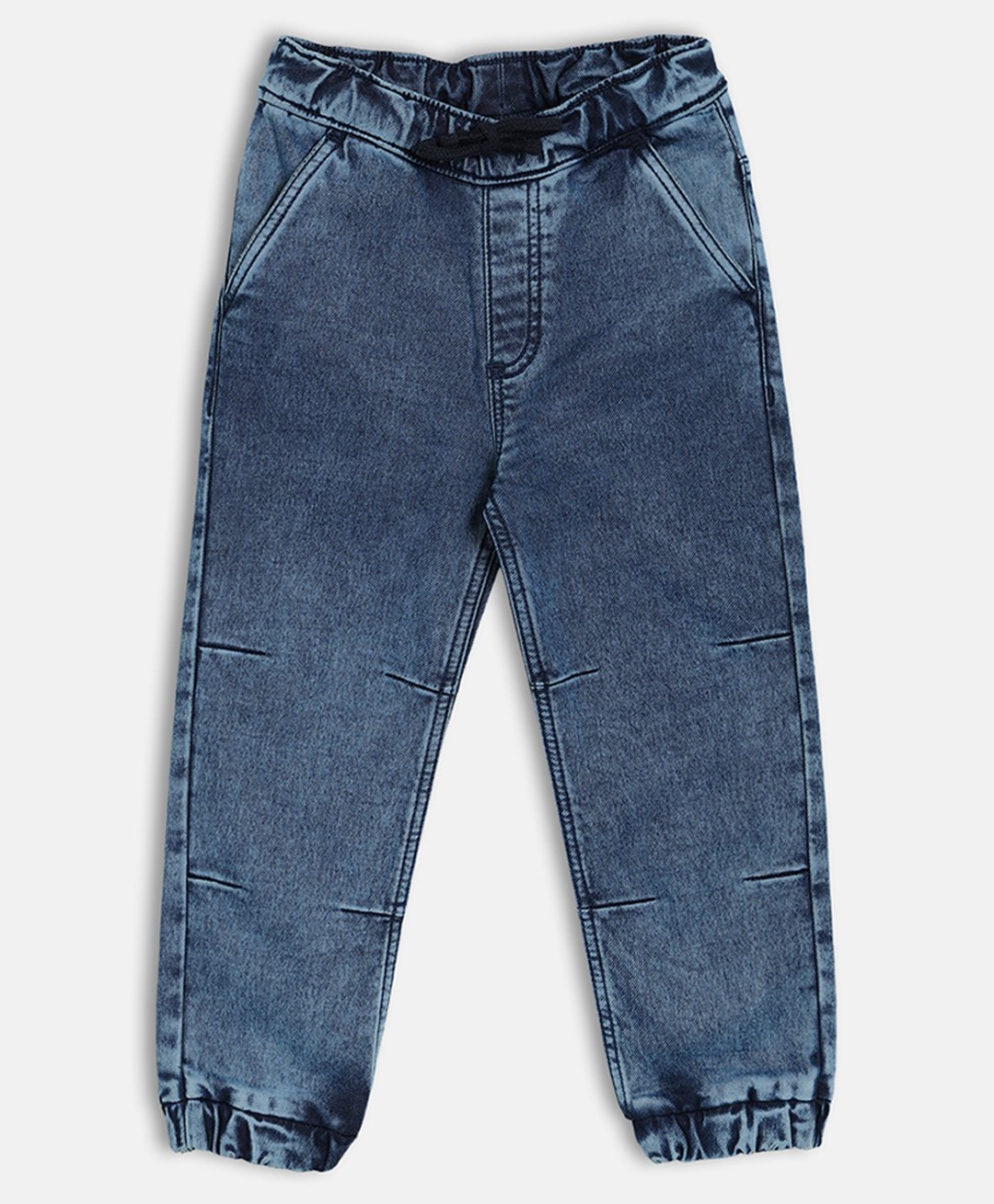 MINI KLUB Cotton Denim Woven Mild Washed Jeans - Blue-picture-22