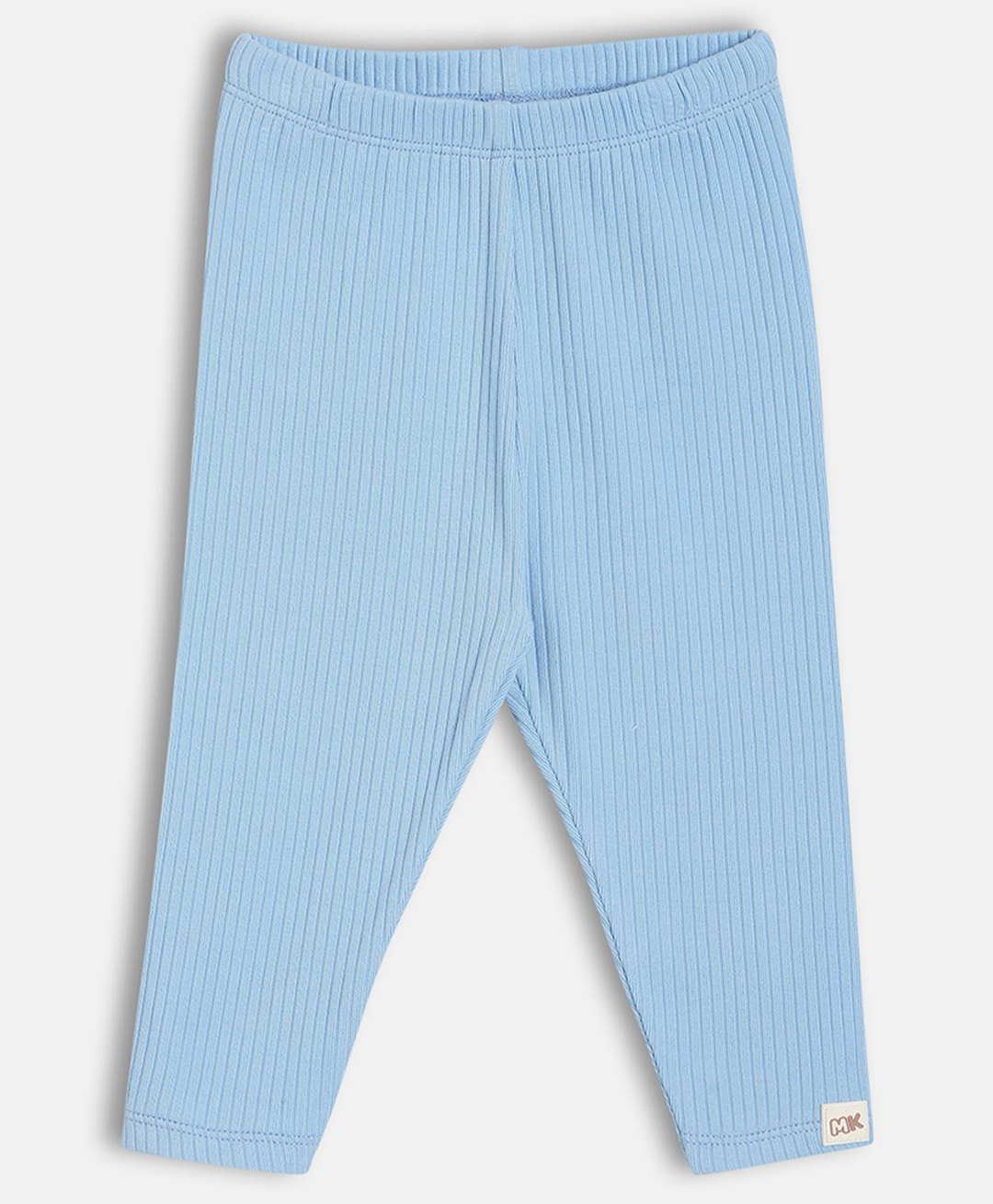 MINI KLUB Cotton Knit Solid Leggings - Blue-image-48
