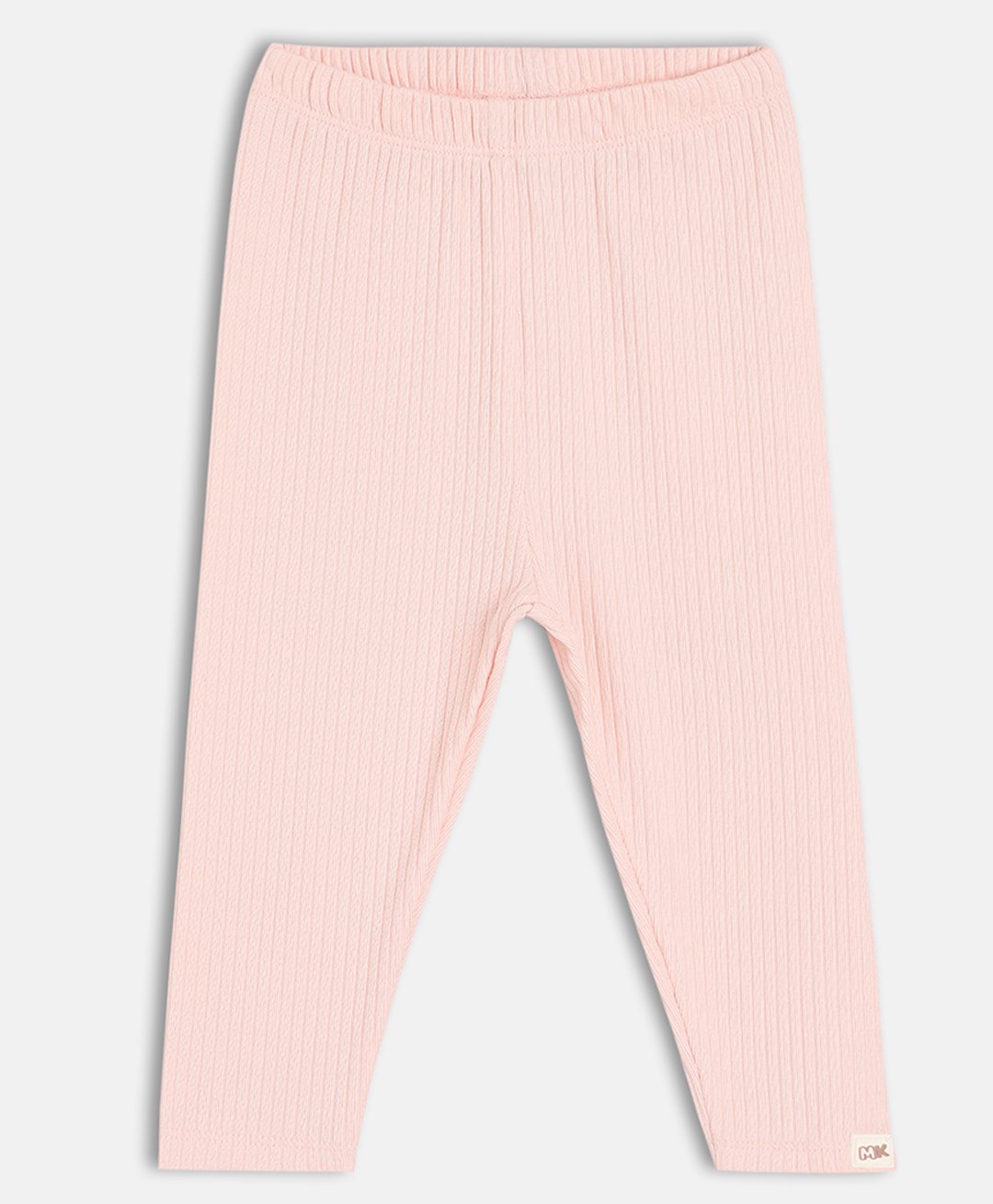 MINI KLUB Cotton Knit Solid Leggings - Pink-image-46