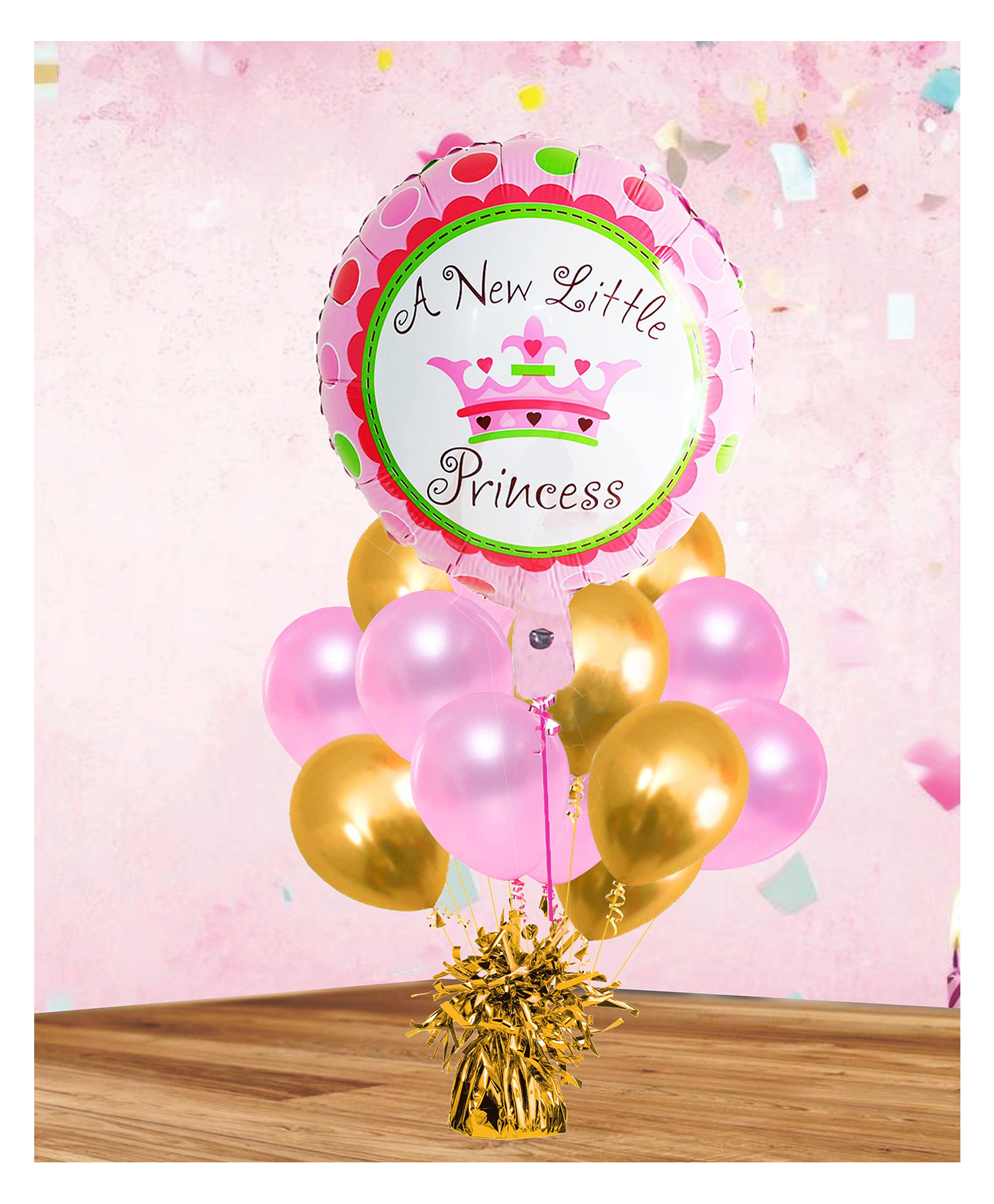 Funcart Princess Crown foil Balloon Bouquet Multicolor- Pack of 11-picture-10