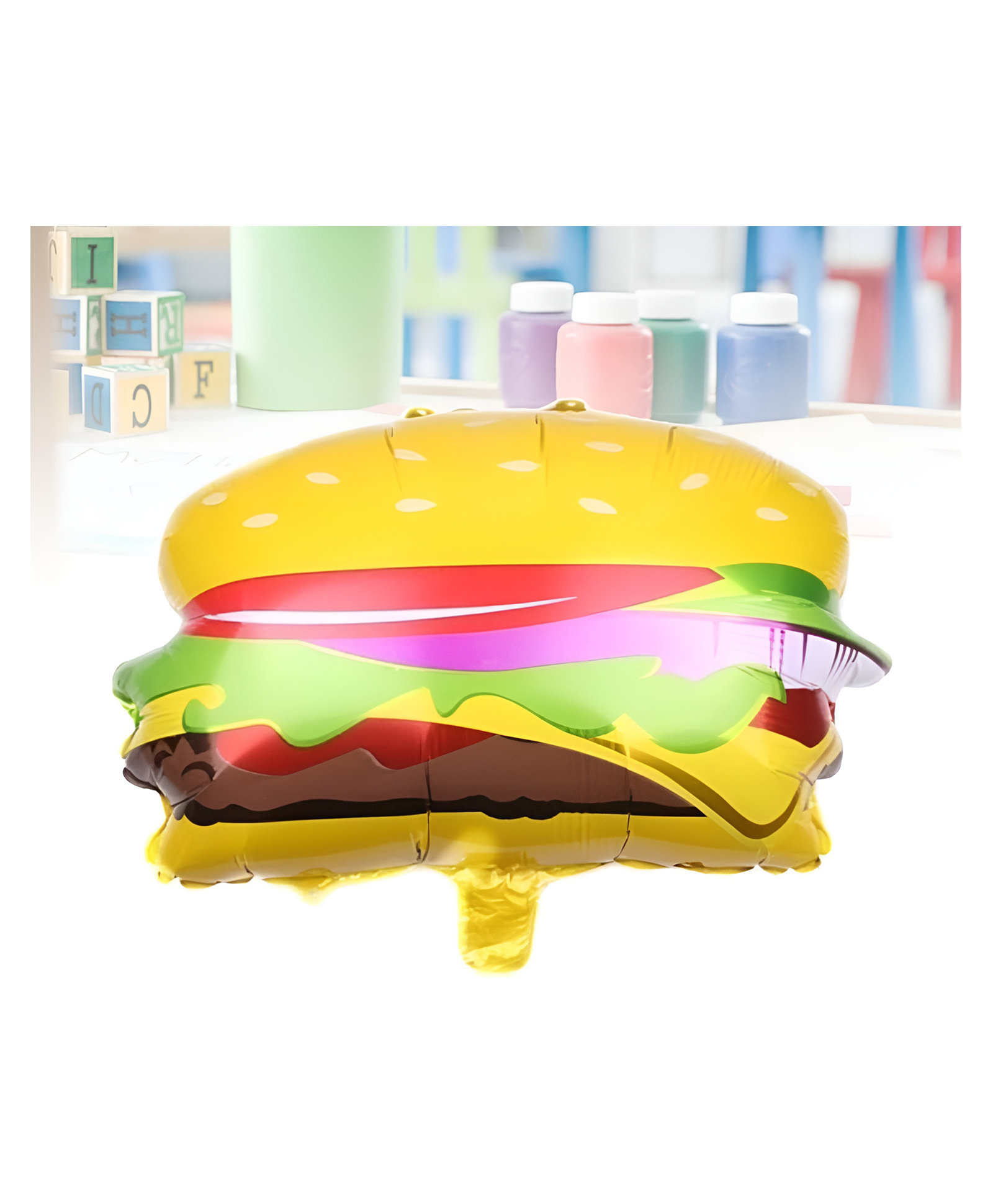 Funcart Hamburger Balloons Foil Aluminum Balloon - Multicolor-picture-19