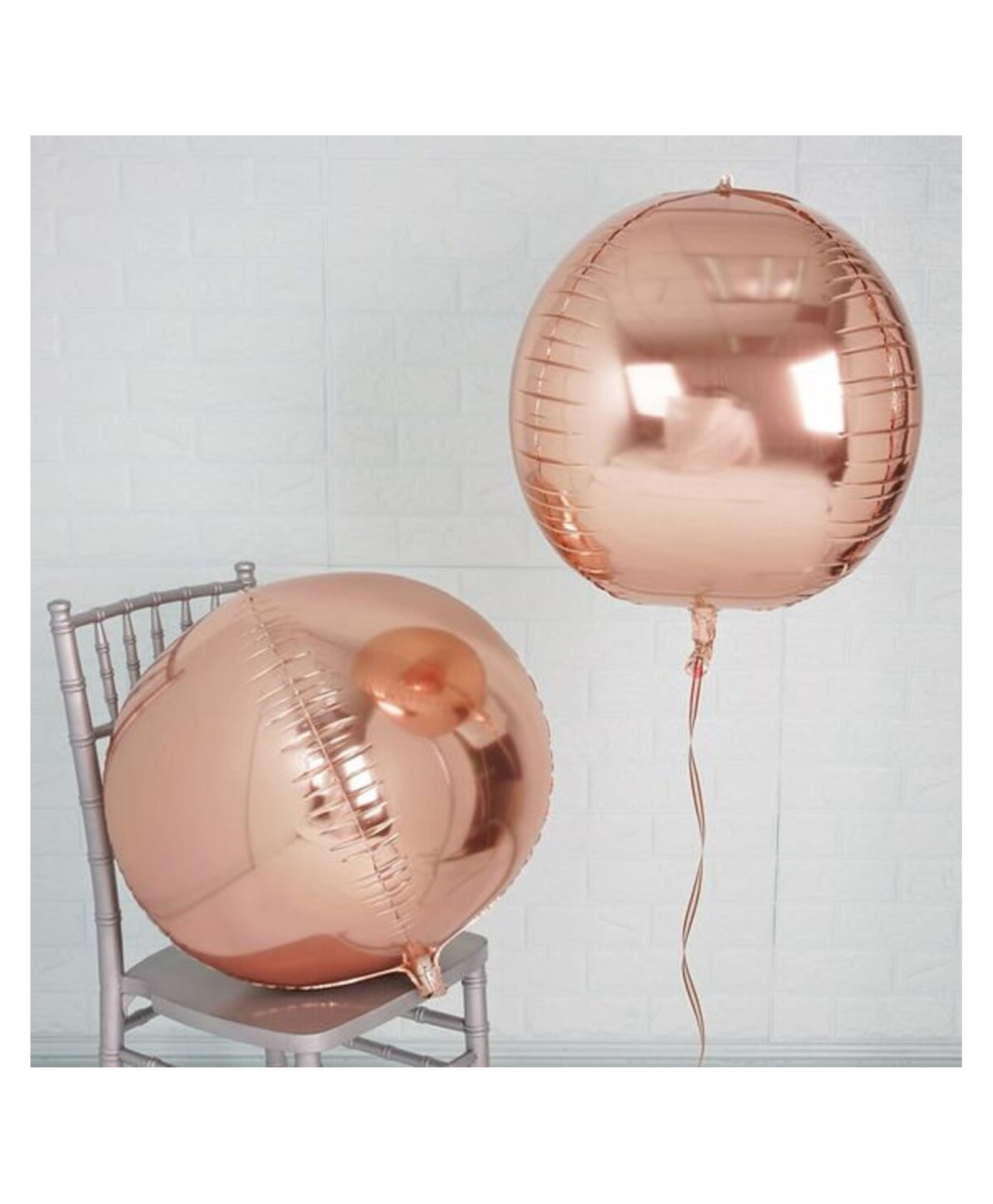 Funcart 4d Metallic Rose Gold Bobo Foil Balloon - Pack of 1-picture-15