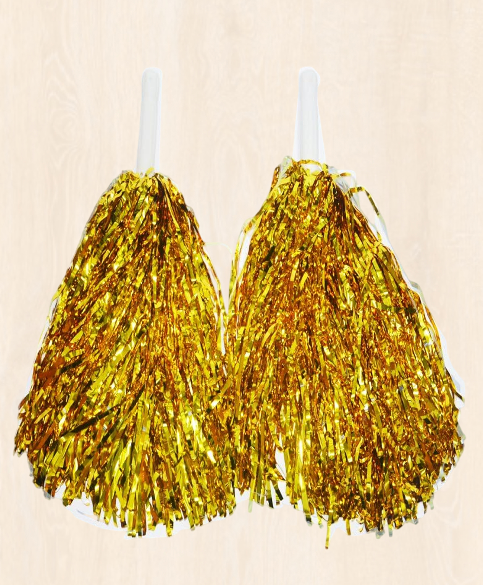 Funcart Cheering Pom Pom Golden - Pack of 2-picture-4